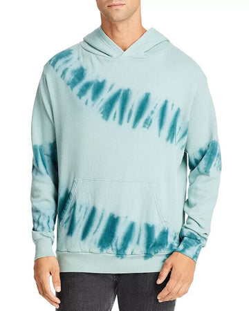 Original Paperbacks Mens Los Feliz Striped Tie Dye Hoodie green Size L MSRP $110