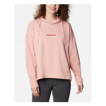 Columbia Women's French Terry Hooded Sweatshirt pink Size S
