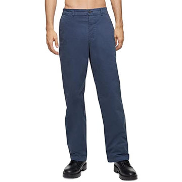 Calvin Klein Mens Relaxed Fit Chino Pants Blue Size 34