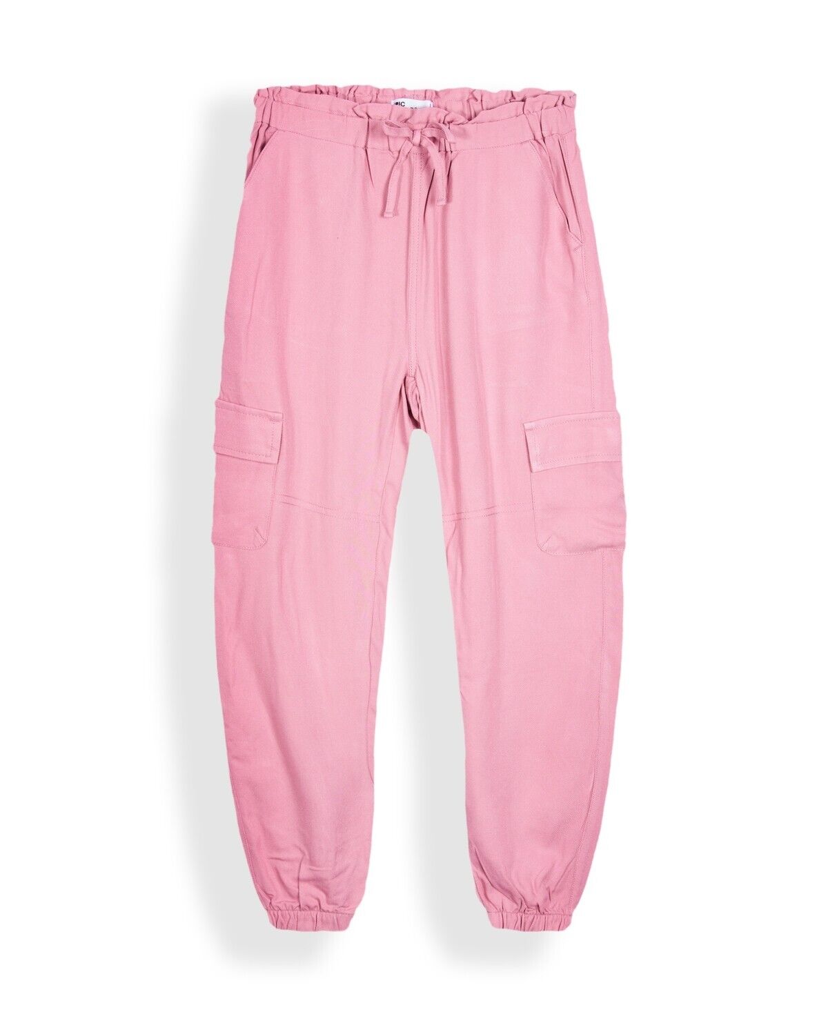 Epic Threads Big Girls Solid Cargo Jogger Foxglove Size XL Pink