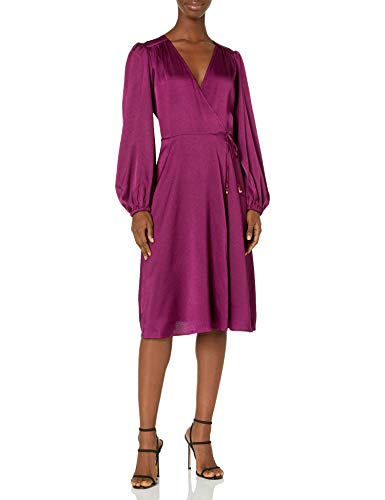Trina Turk Women's Wrap Dress, Berry in Love, Purple Size 6