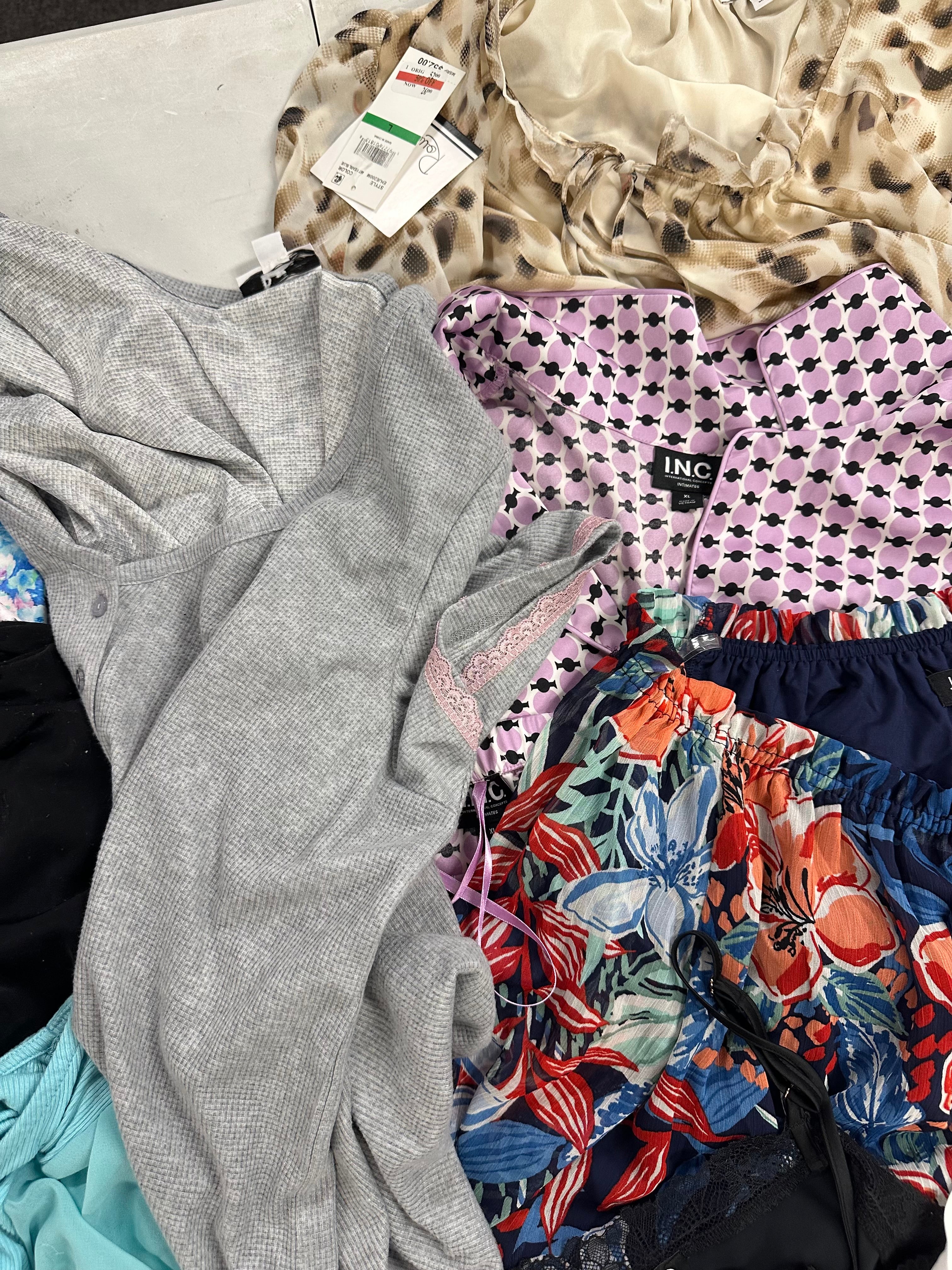 Women's Clothing Tops and Others Wholesale Lot, LAUREN RALPH LAUREN, NAUTICA, CALVIN KLEIN, JONES NEW YORK, ROUDELAIN and more, 17 items, Shelf Pulls, MSRP $1,023