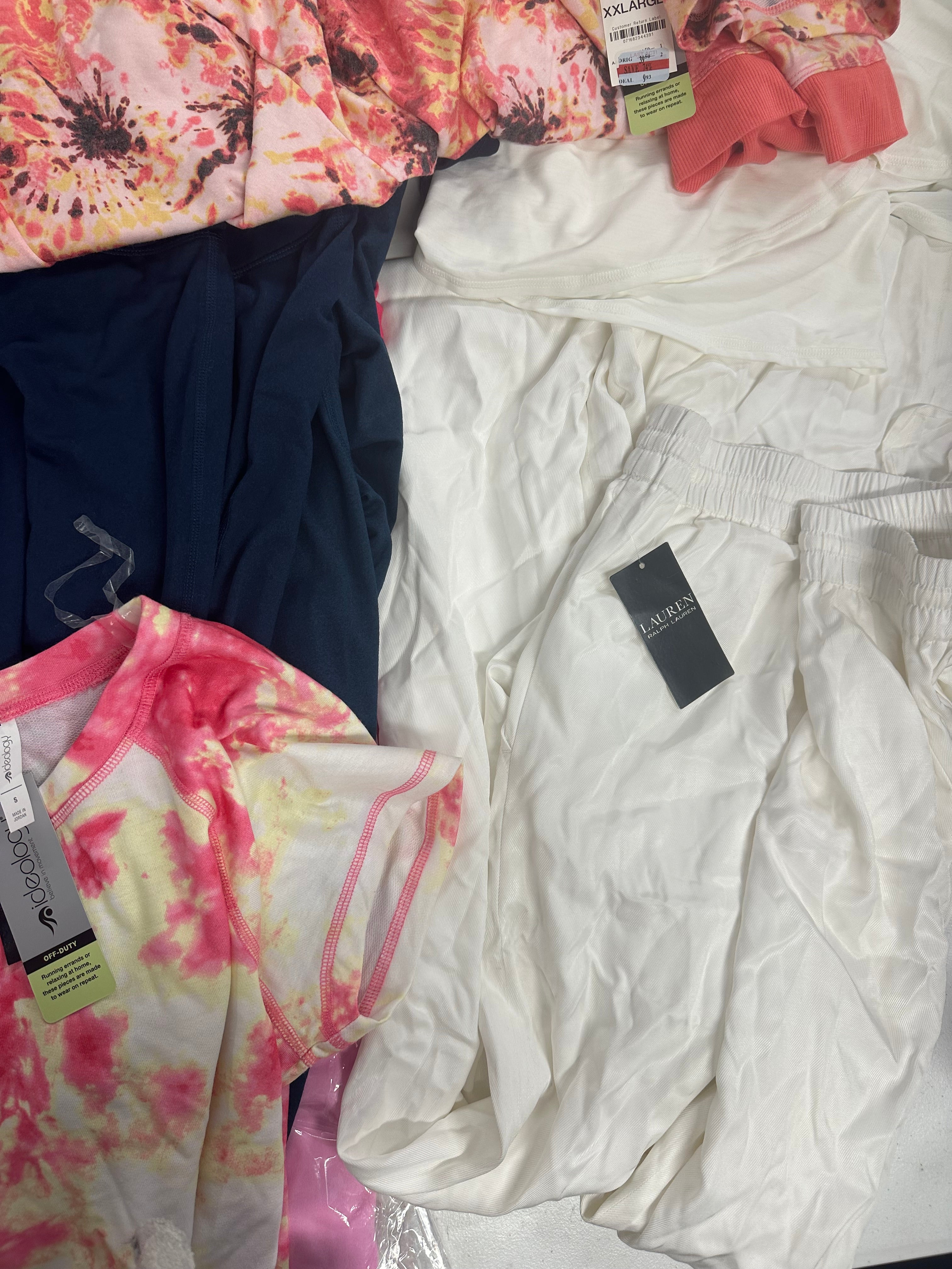 Women's Clothing Assorted Wholesale Lot POLO RALPH LAUREN, MICHAEL KORS, THREE DOTS, IDEOLOGY, Assorted Wholesale Lot, 14 items, Shelf Pulls, MSRP $870