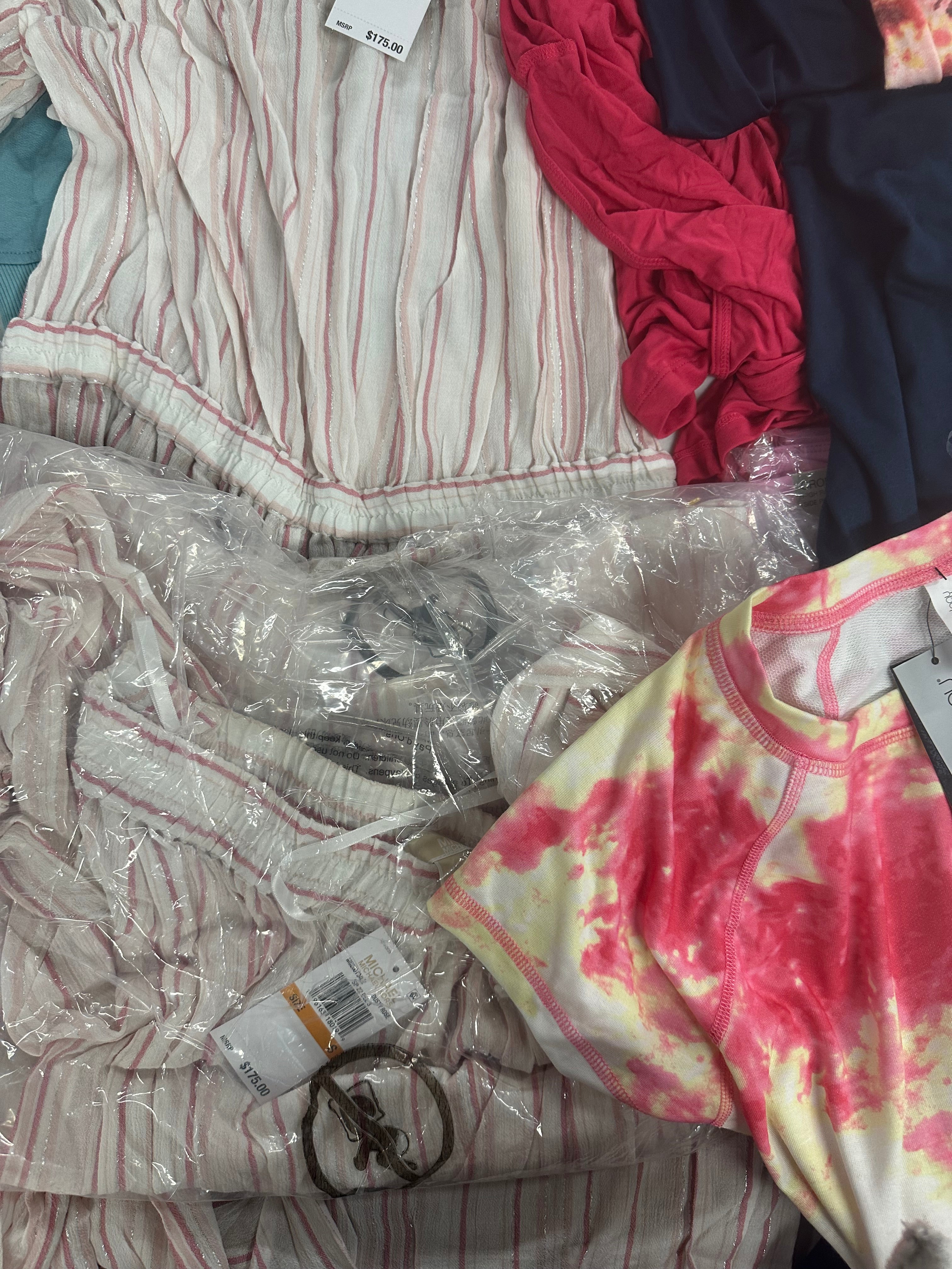 Women's Clothing Assorted Wholesale Lot POLO RALPH LAUREN, MICHAEL KORS, THREE DOTS, IDEOLOGY, Assorted Wholesale Lot, 14 items, Shelf Pulls, MSRP $870