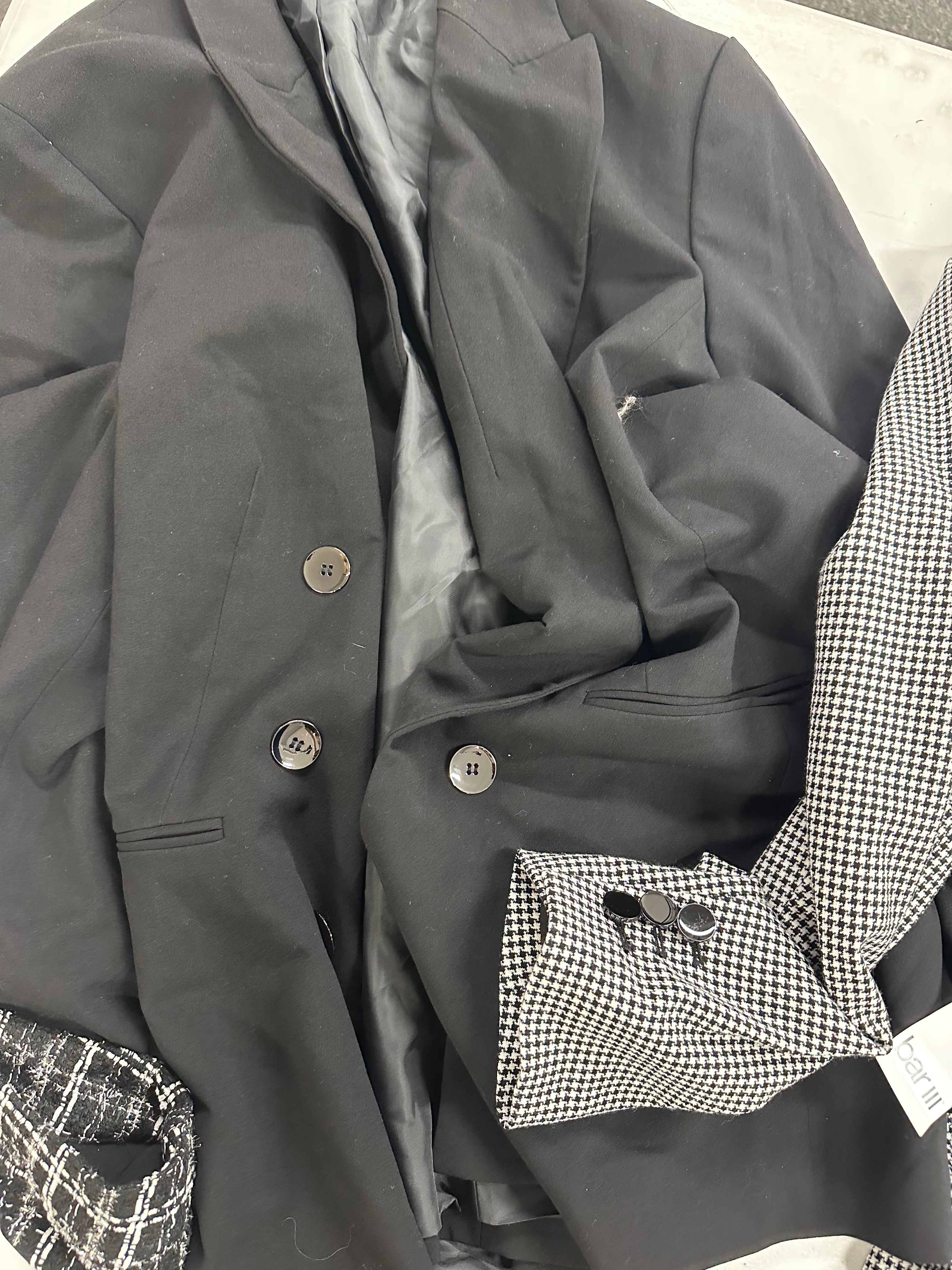 Women's Clothing Blazer, Skirt Wholesale Lot, CALVIN KLEIN, KARL LAGERFELD, NY COLLECTION and more, 5 items, Shelf Pulls, MSRP $570