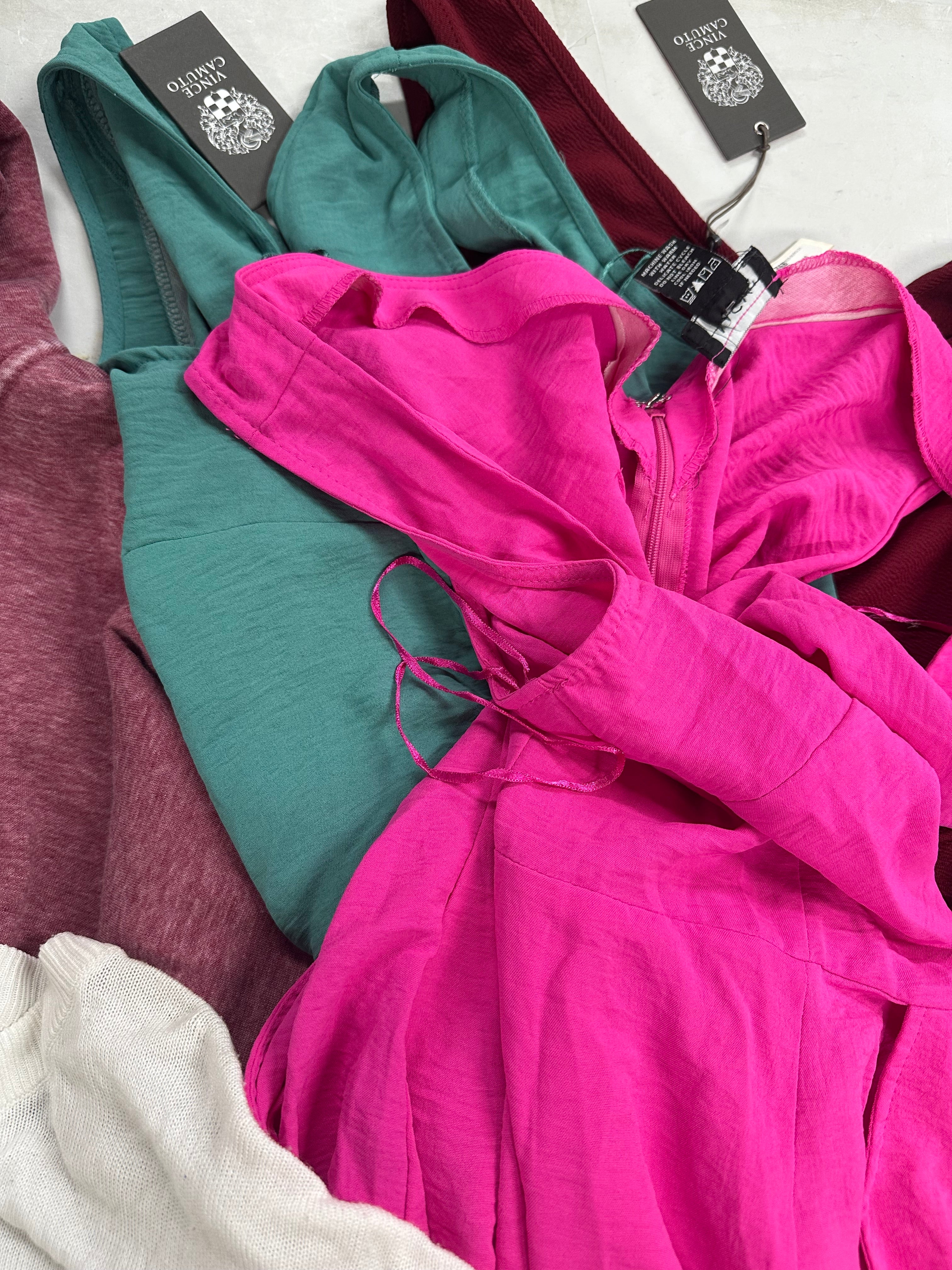 Women's Clothing Assorted Wholesale Lot, DKNY, MICHAEL KORS, REEBOK, VINCE CAMUTO, WHITE MARK and more, 10 items, Shelf Pulls, MSRP $797
