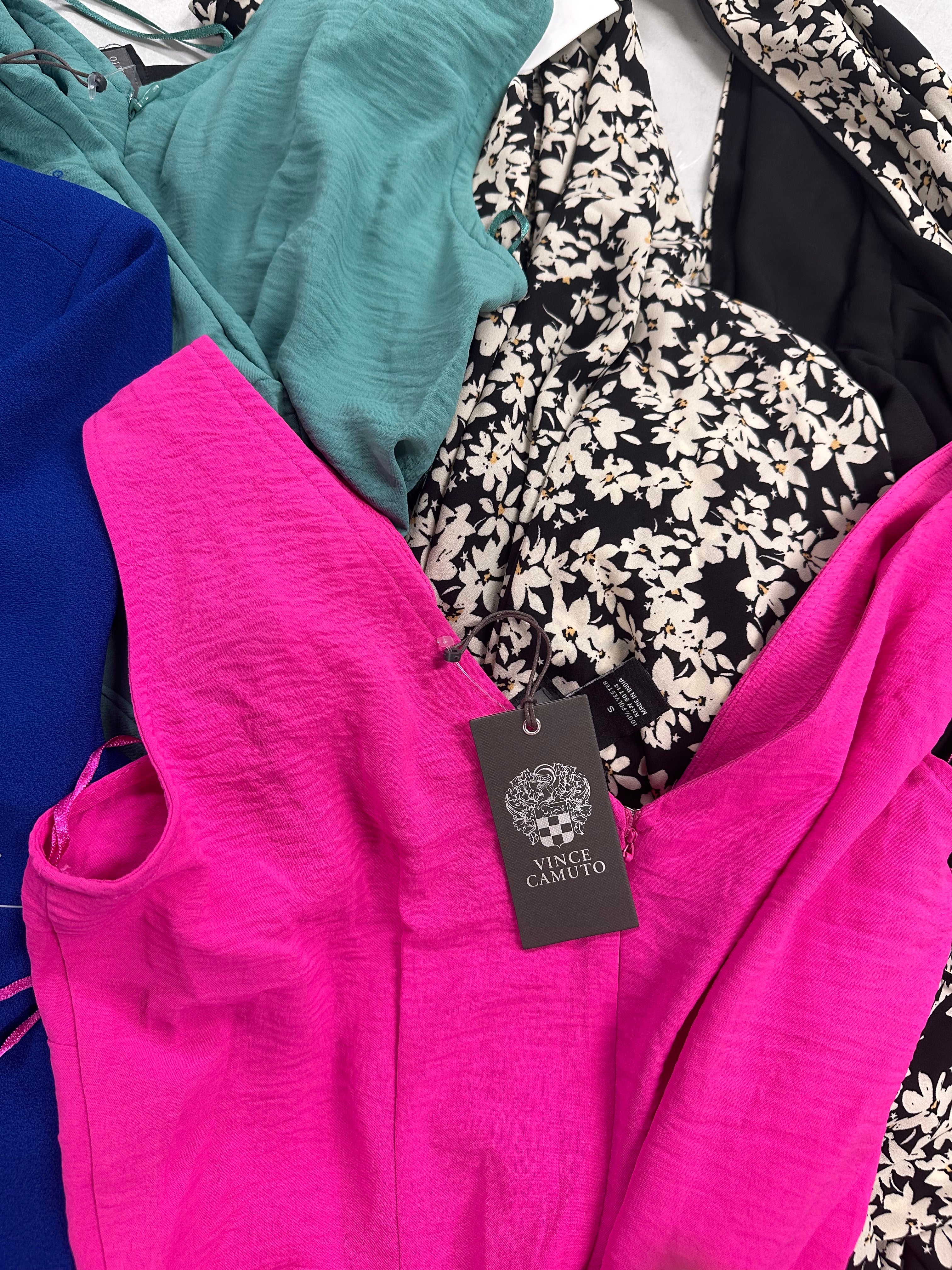 Women's Clothing Dress and Others Wholesale Lot, TAHARI, Vince Camuto, CeCe and more, 8 items, Shelf Pulls, MSRP $717