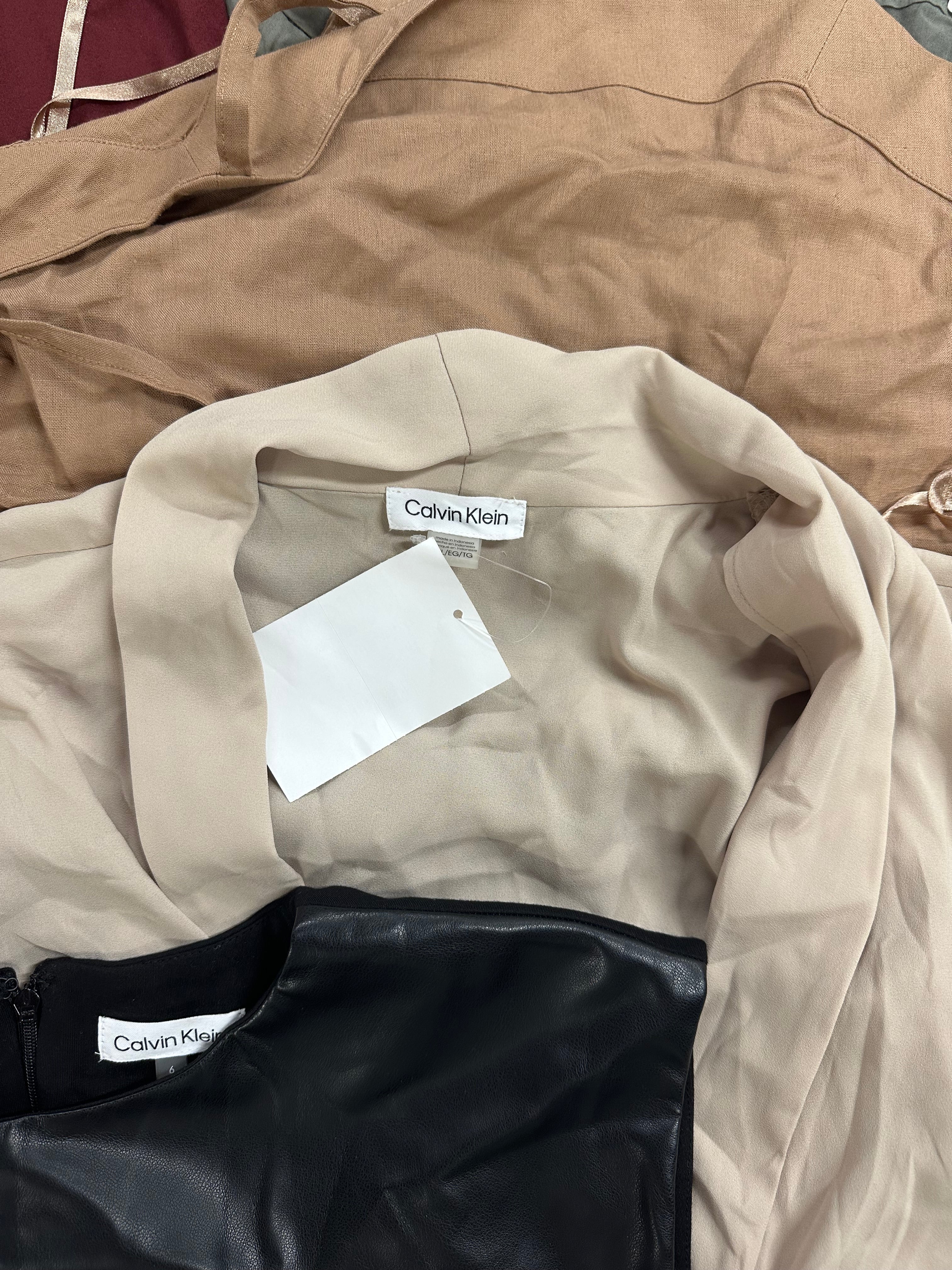 Women's Clothing Tops Wholesale Lot, LUCKY BRAND, CALVIN KLEIN, DKNY, HANES, WHITE MARK and more, 13 items, Shelf Pulls, MSRP $722