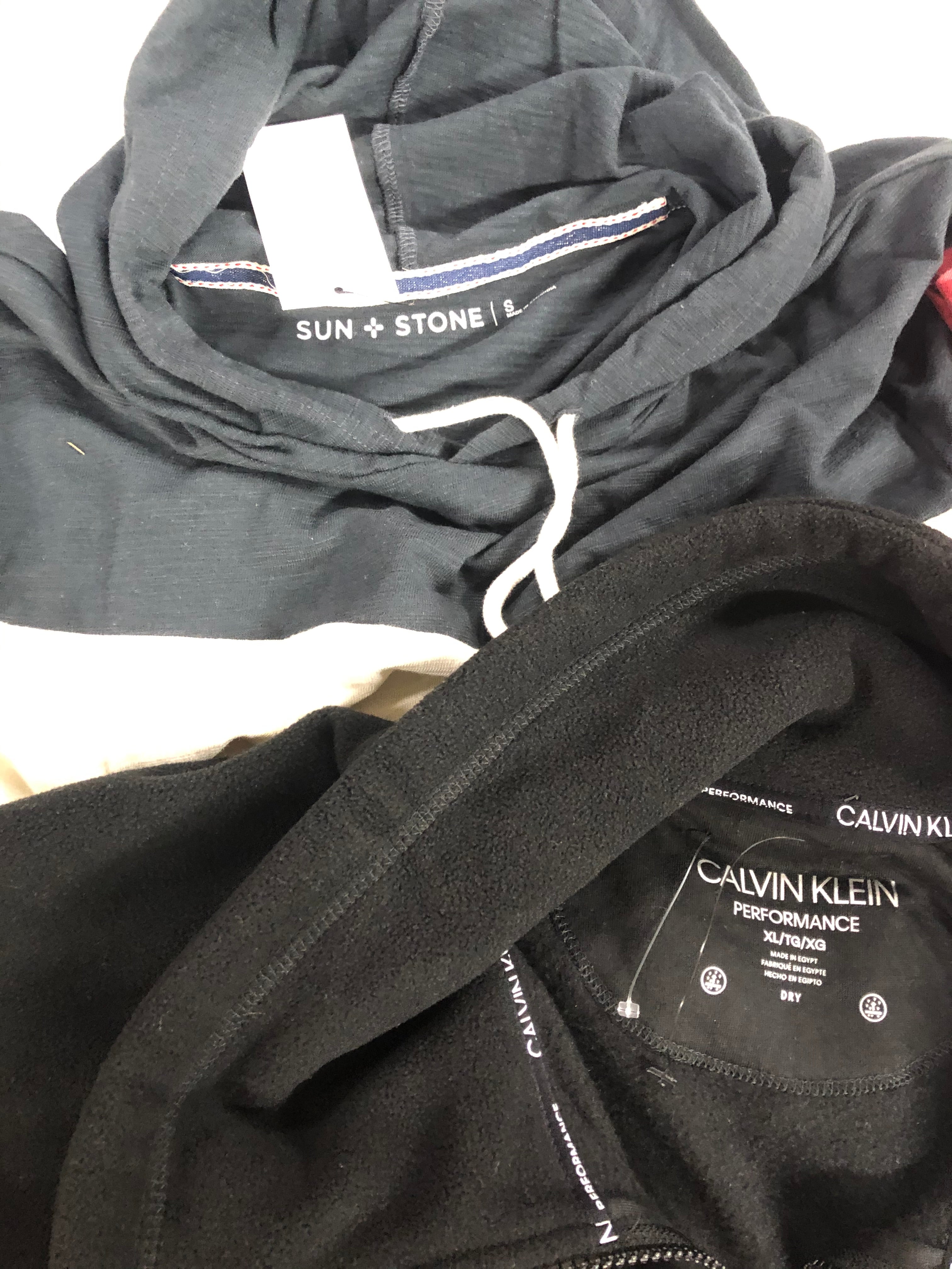Men's Clothing Assorted Wholesale Lot, JUST CAVALLI, ALTEA, CALVIN KLEIN, KID DANGEROUS and more, 11 items, Shelf Pulls, MSRP $1,660