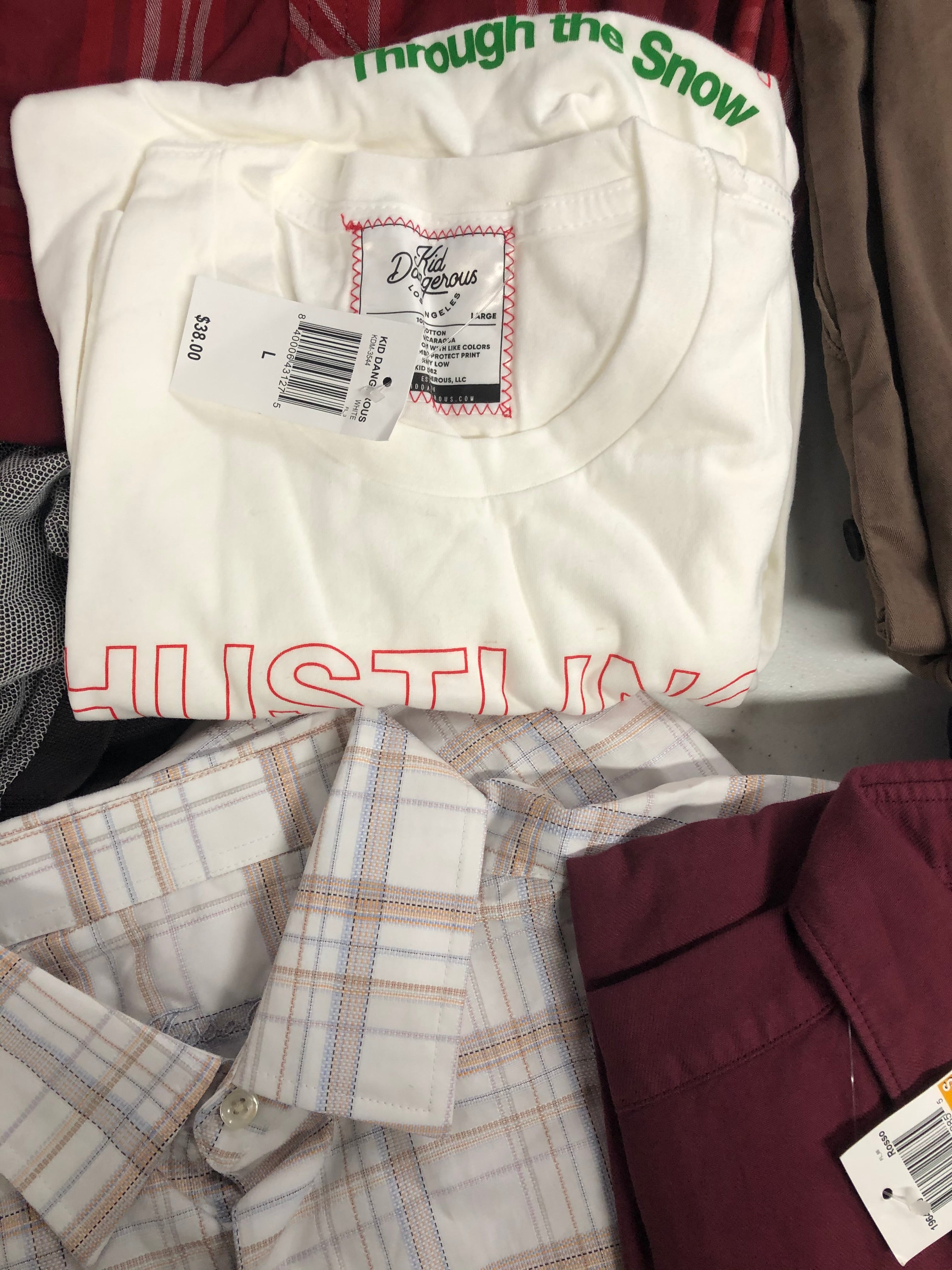 Men's Clothing Wholesale Lot, ALTEA, PENFIELD, TOMMY HILFIGER, KENNETH COLE, KID DANGEROUS, ORIGINAL PENGUIN and more, 15 items, Shelf Pulls, MSRP $1,560