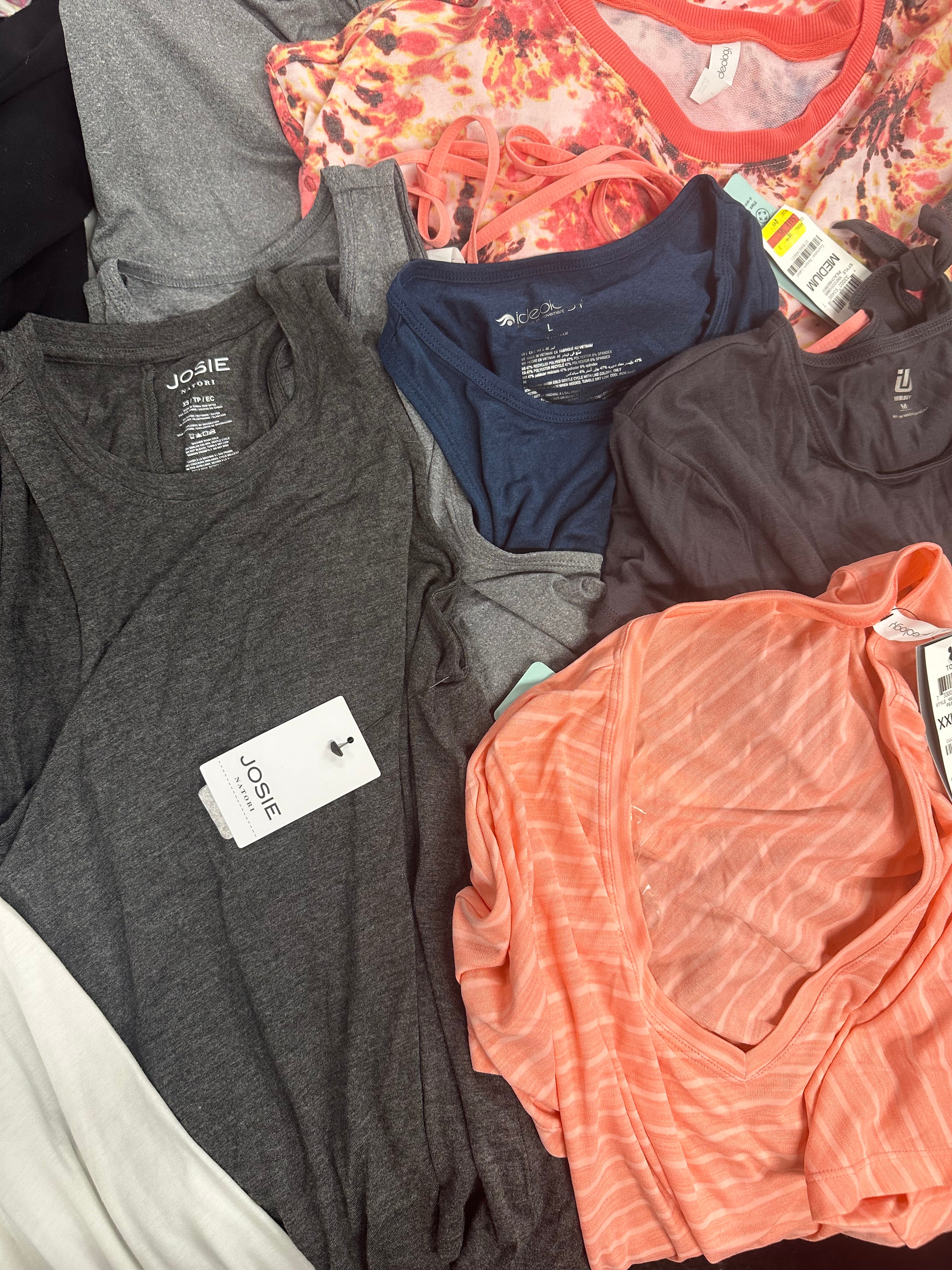 Women's Clothing Tops Wholesale Lot, POLO RALPH LAUREN, LUCKY BRAND, COLUMBIA, IDEOLOGY, 19 items, Shelf Pulls, MSRP $534