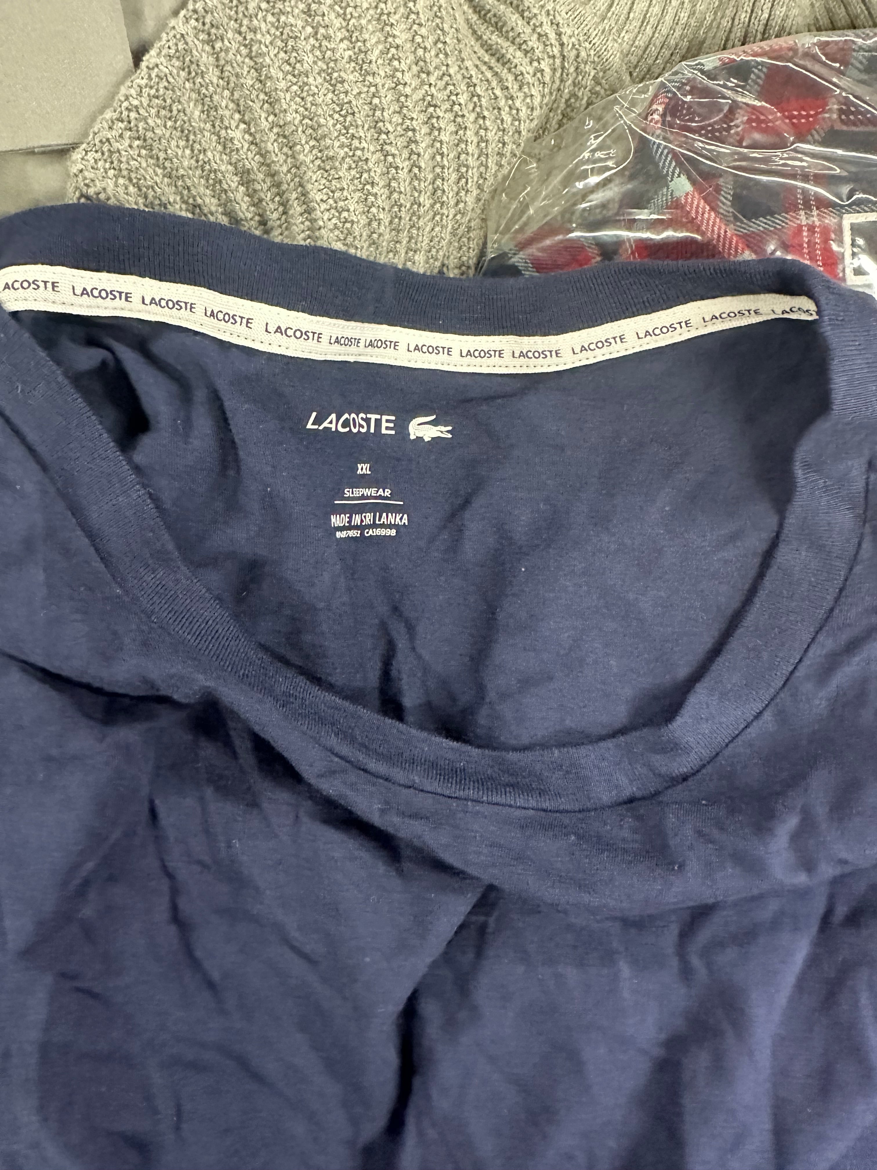 Men's Clothing Sweaters & Others Wholesale Lot, POLO RALPH LAUREN, LACOSTE, TOMMY HILFIGER, AND NOW THIS, CLUB ROOM and more, 14 items, Shelf Pulls, MSRP $548