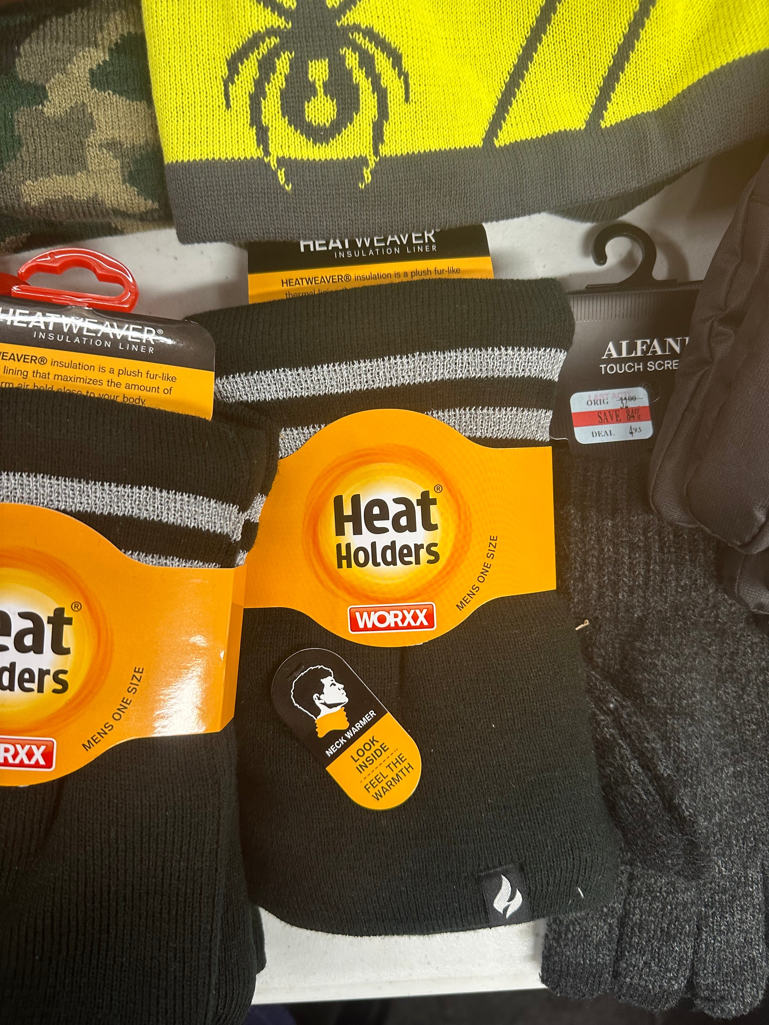 Men's Gloves, Hats and Others, Wholesale Lot, ADIDAS, UNDER ARMOUR, THE NORTH FACE, SPYDER, BASS OUTDOOR, HEAT HOLDERS and more, 24 items, Shelf Pulls, MSRP $750