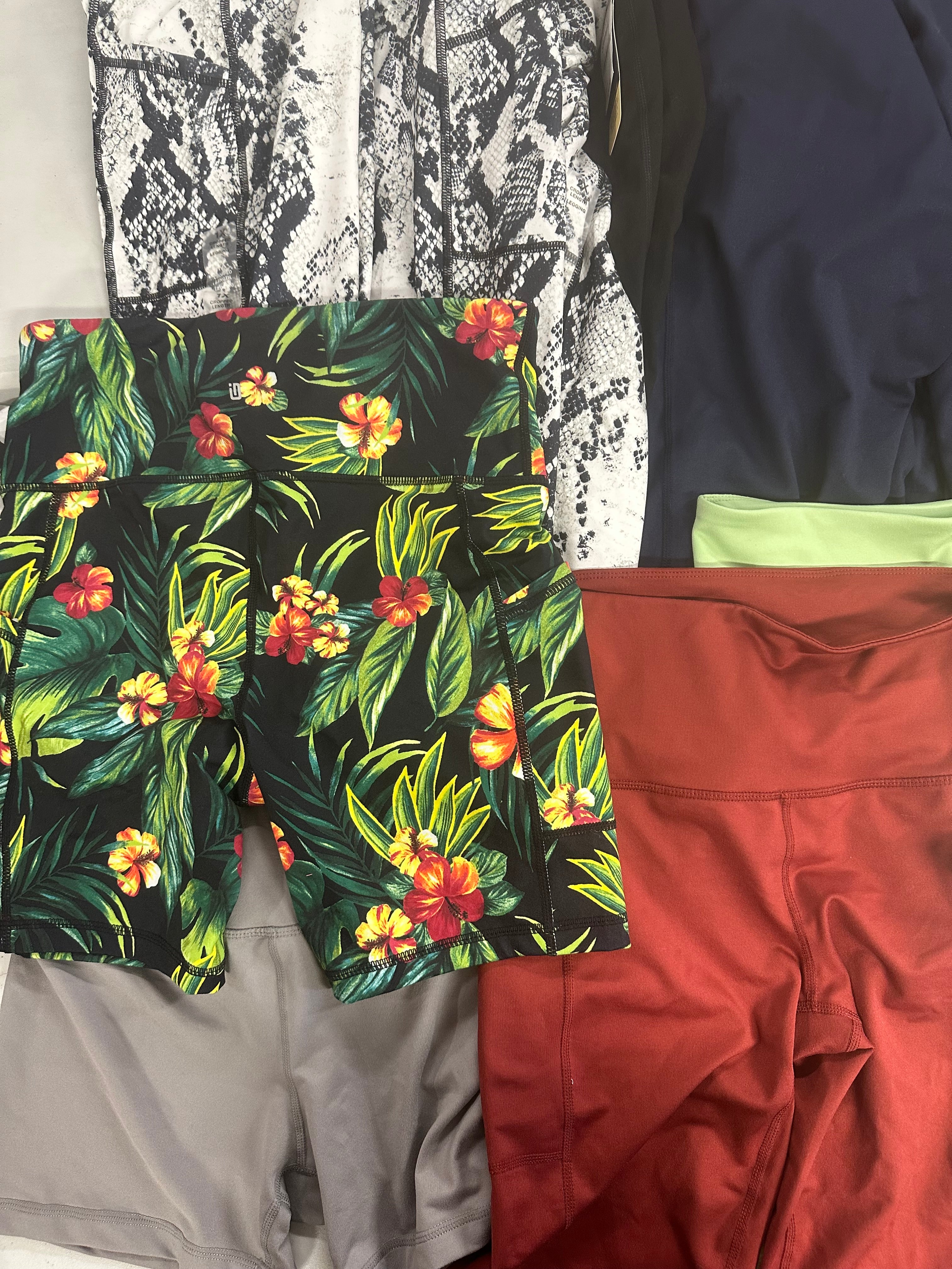 Women's Athletic Leggings Wholesale Lot, IDEOLOGY 15 items, Shelf Pulls, MSRP $468