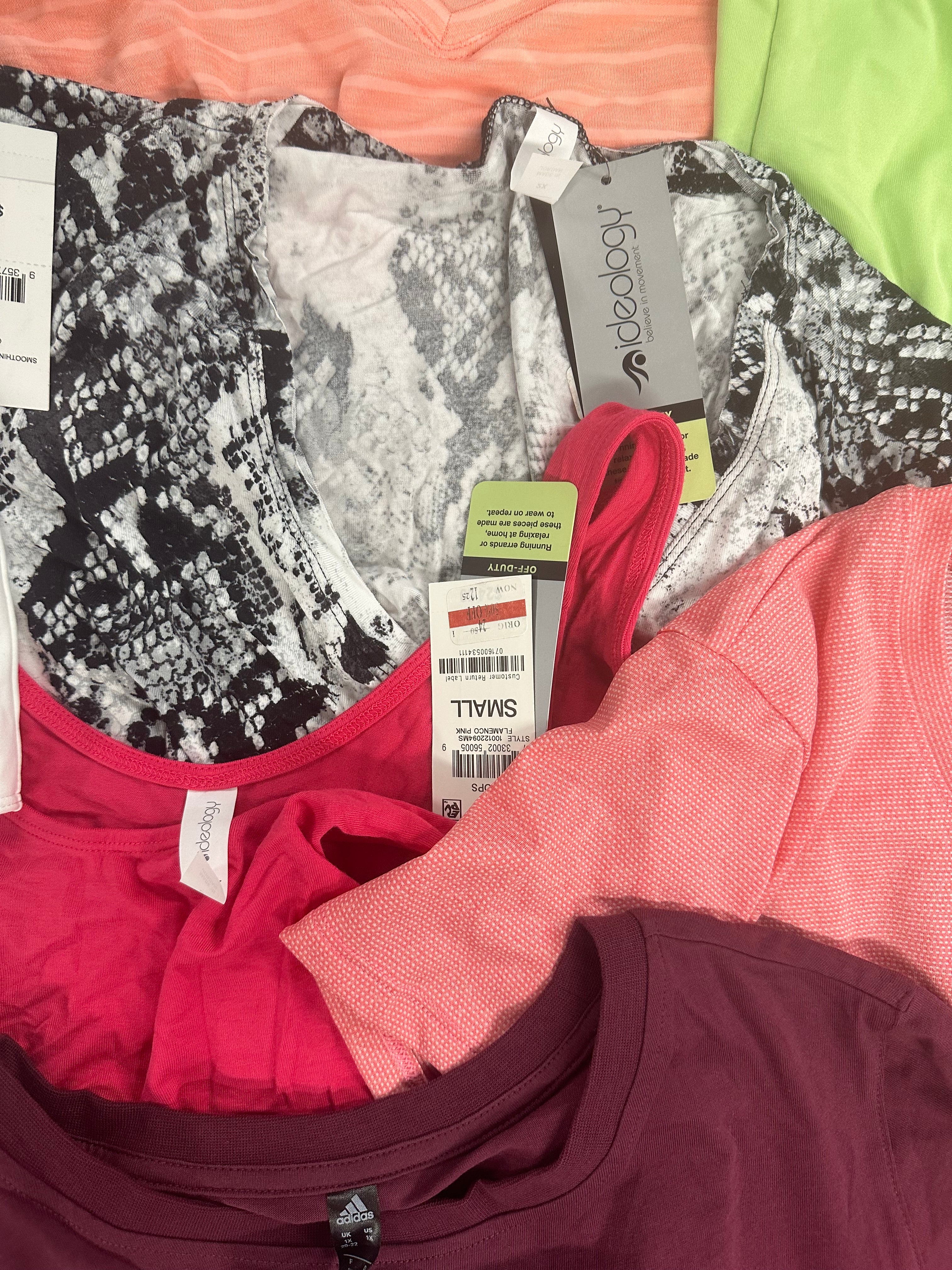 Women's Clothing Activewear Wholesale Lot, UNDER ARMOUR, COLUMBIA, ADIDAS, COTTON ON and more, 15 items, Shelf Pulls, MSRP $416