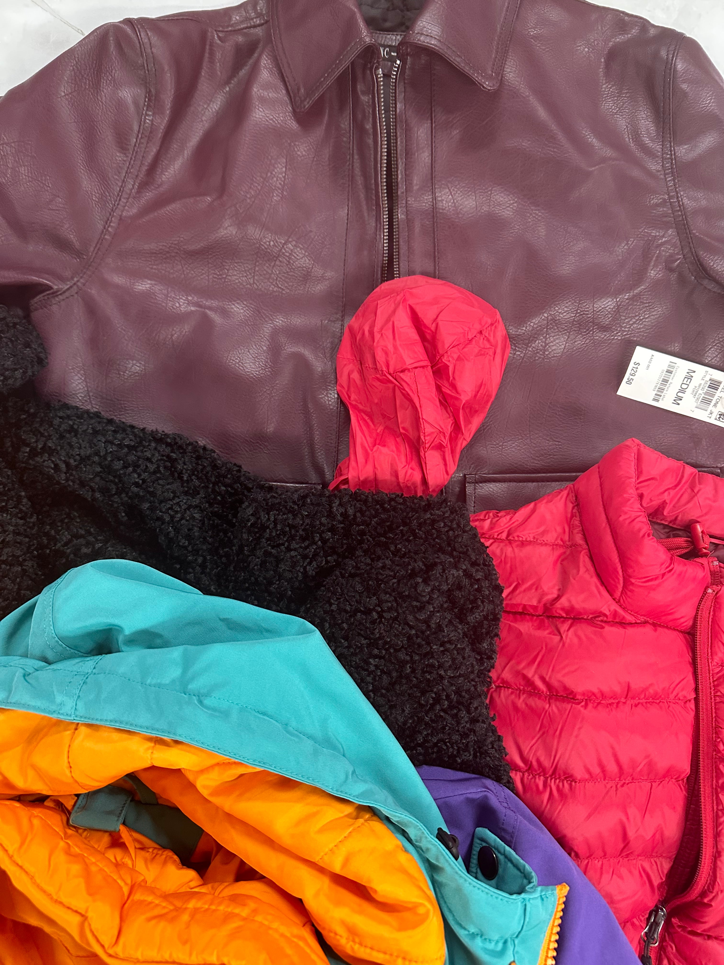 Men's Clothing OUTERWEAR Wholesale Lot, CLUB ROOM, INC, 4 items, Shelf Pulls, MSRP $609