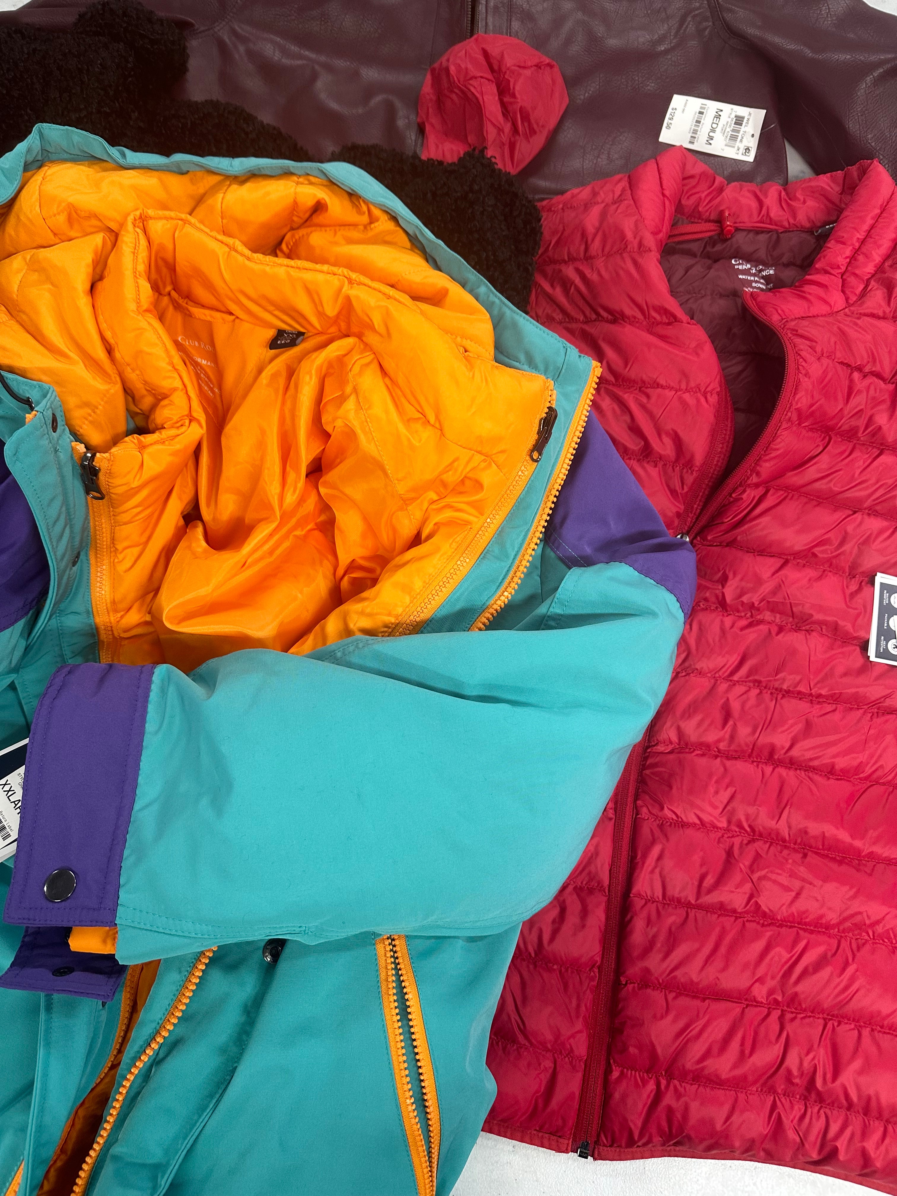 Men's Clothing OUTERWEAR Wholesale Lot, CLUB ROOM, INC, 4 items, Shelf Pulls, MSRP $609