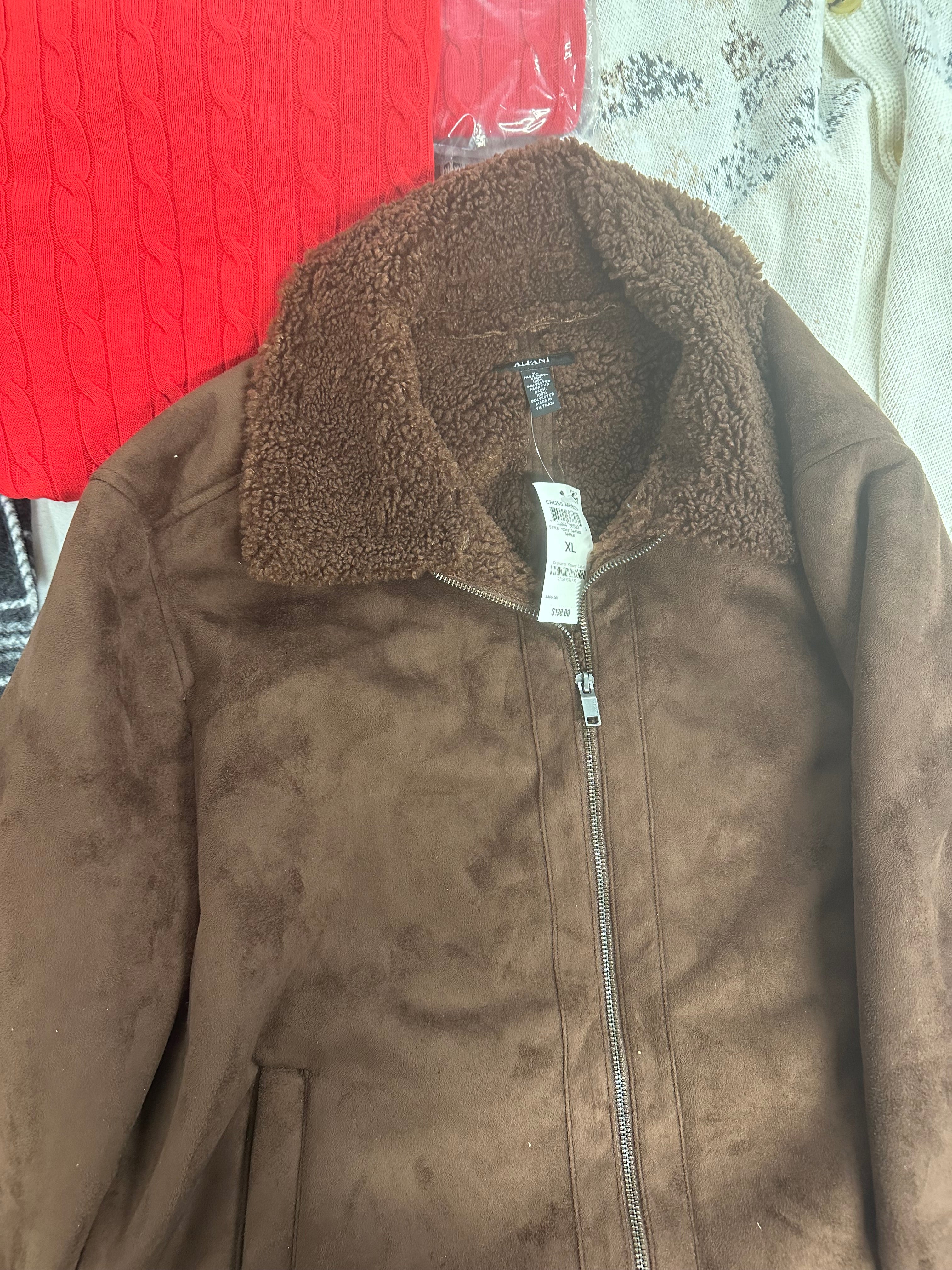 Men's Clothing Winter Lot Wholesale Lot, PERRY ELLIS, ALFANI, CLUB ROOM, 6 items, Shelf Pulls, MSRP $516