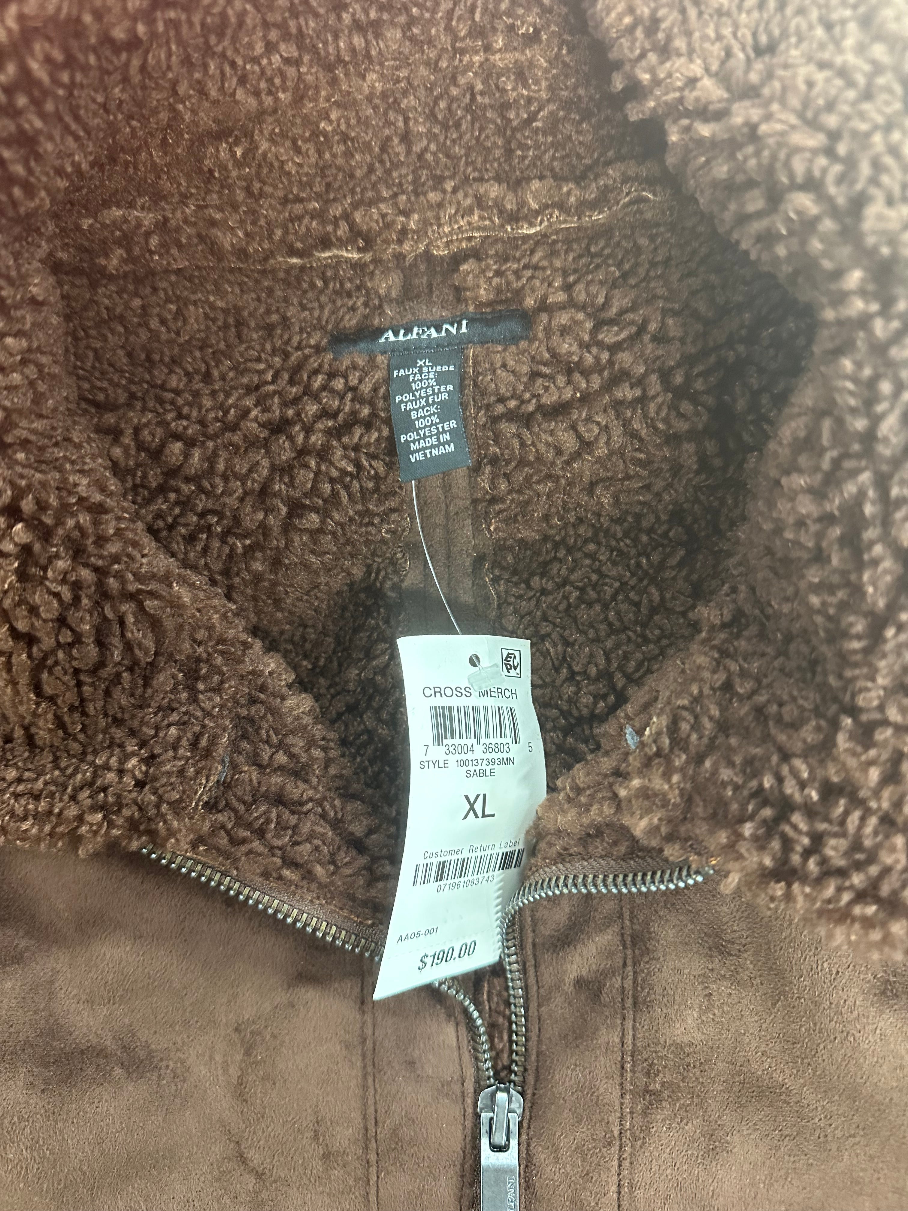 Men's Clothing Winter Lot Wholesale Lot, PERRY ELLIS, ALFANI, CLUB ROOM, 6 items, Shelf Pulls, MSRP $516