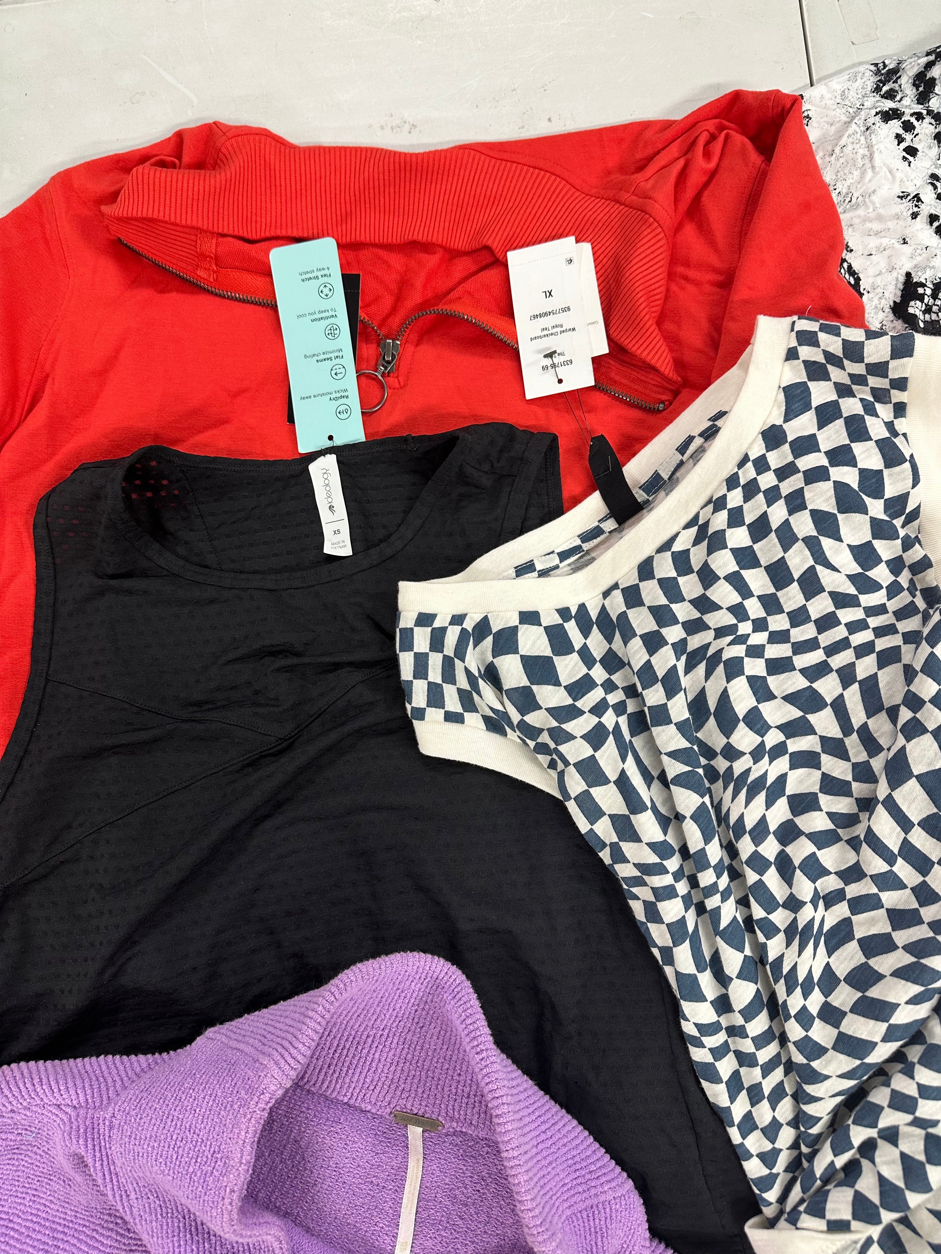 Women's Clothing Tops and Other Wholesale Lot, POLO RALPH LAUREN, MICHAEL KORS, FREE PEOPLE, COTTON ON and more, 12 items, Shelf Pulls, MSRP $698