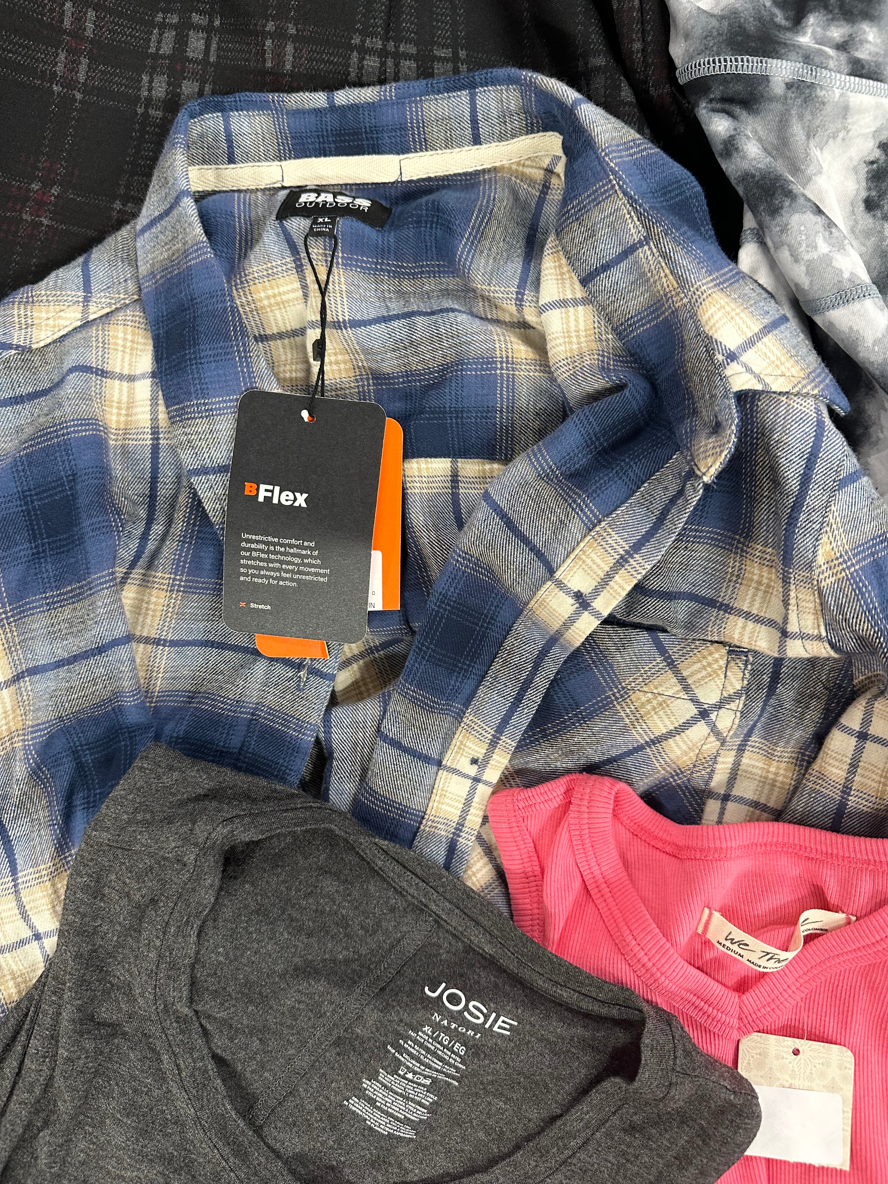 Women's Clothing Assorted Wholesale Lot, ADIDAS, POLO RALPH LAUREN, FREE PEOPLE, NATORI, VINCE CAMUTO and more, 14 items, Shelf Pulls, MSRP $683