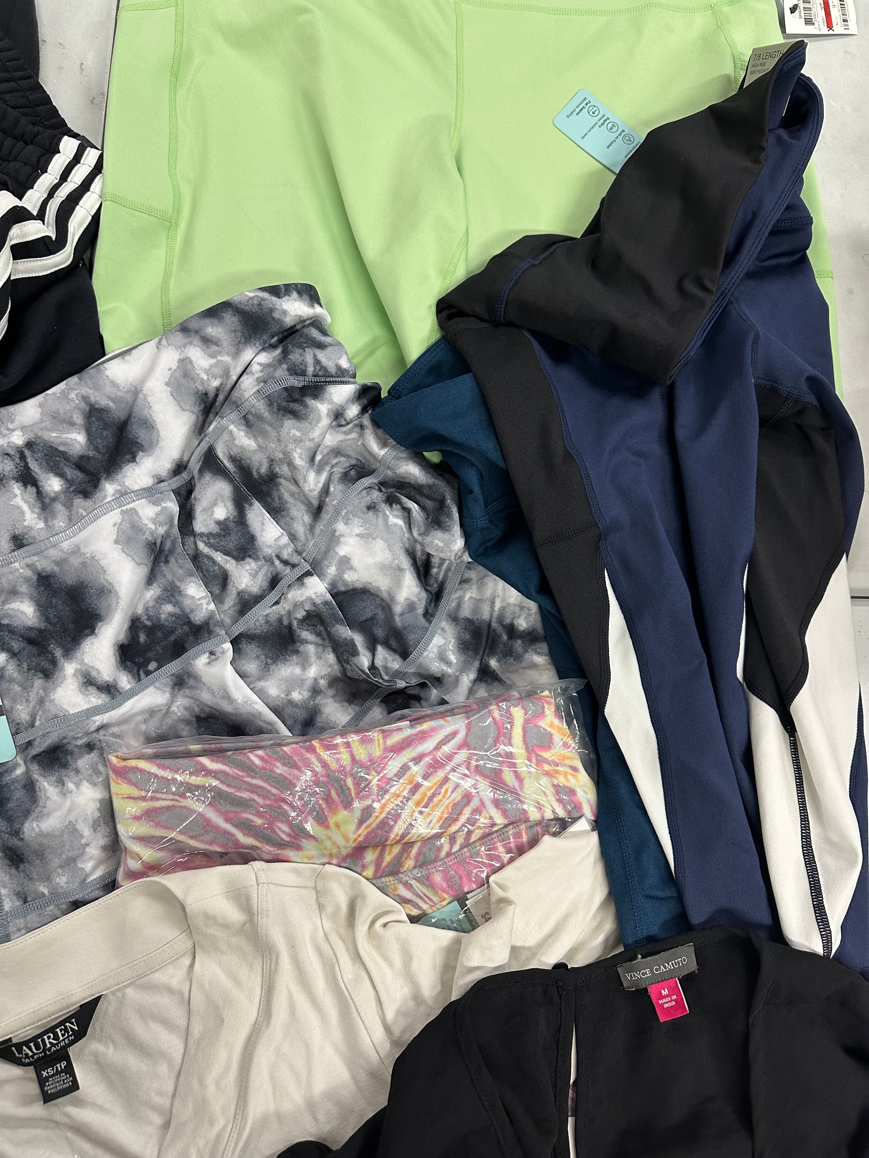 Women's Clothing Assorted Wholesale Lot, ADIDAS, POLO RALPH LAUREN, FREE PEOPLE, NATORI, VINCE CAMUTO and more, 14 items, Shelf Pulls, MSRP $683