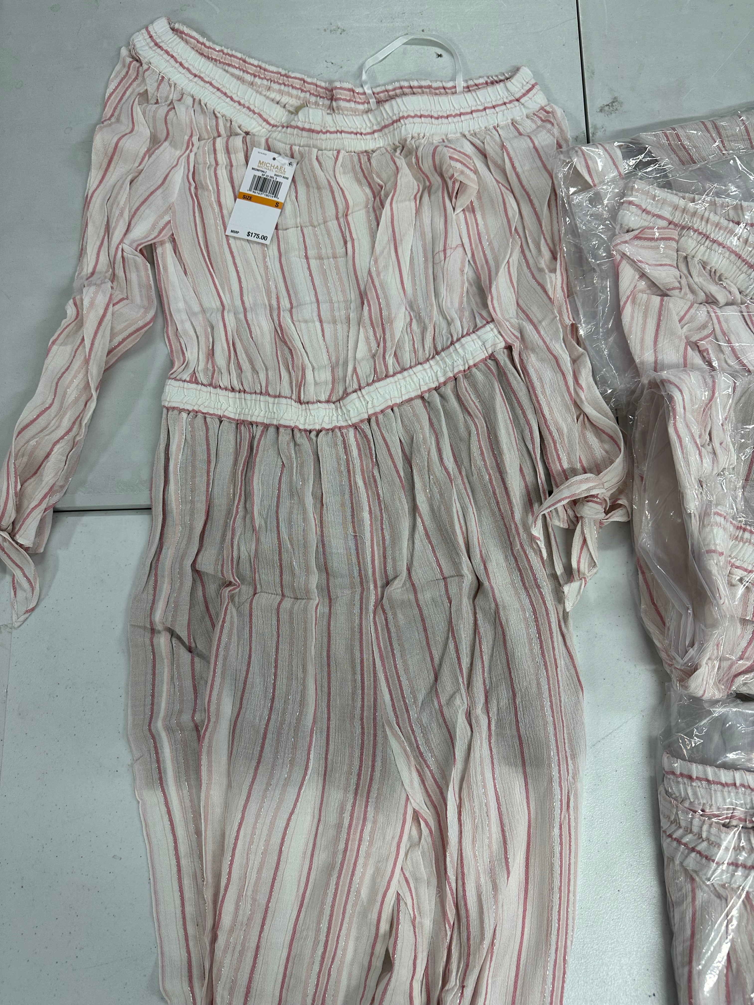 Women's Clothing ROMPERS Wholesale Lot, MICHAEL KORS 5 items, New, MSRP $875