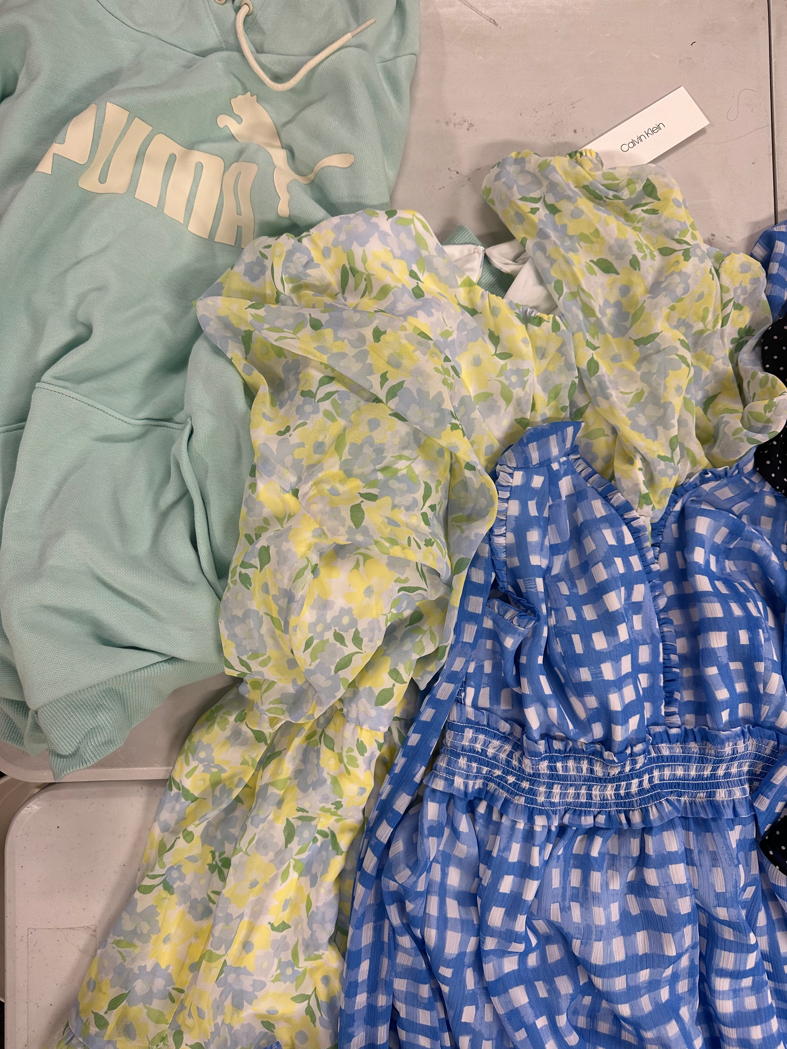 Women's Clothings Dress & Others Wholesale Lot, LAUREN RALPH LAUREN, CALVIN KLEIN, PUMA, DKNY and more, 9 items, CUSTOMER RETURNS