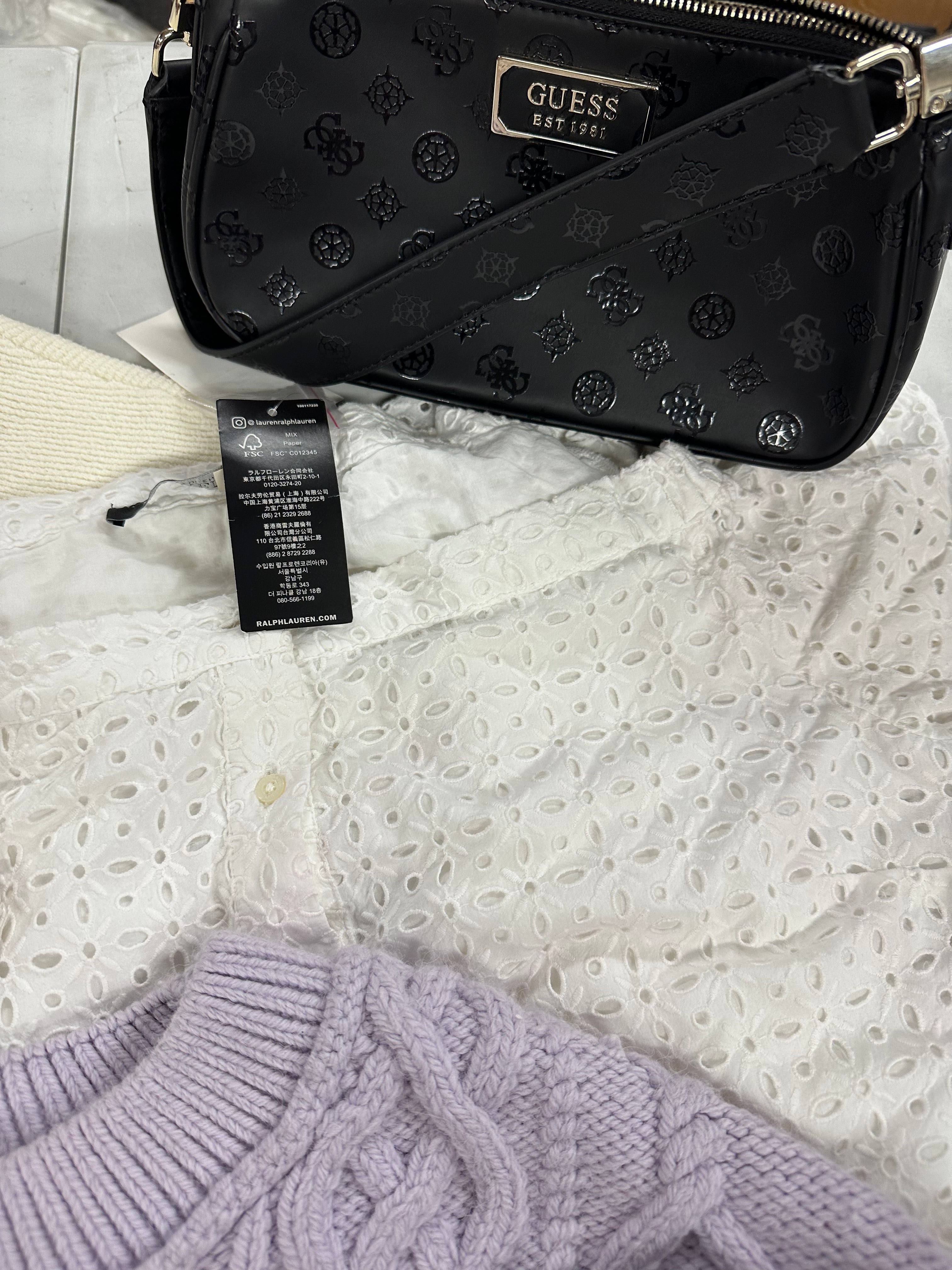 Women's Clothing Assorted Wholesale Lot, POLO RALPH LAUREN, FREE PEOPLE, NORTH FACE, SPYDER, GUESS and more, 11 items, CUSTOMER RETURNS, MSRP $1,104