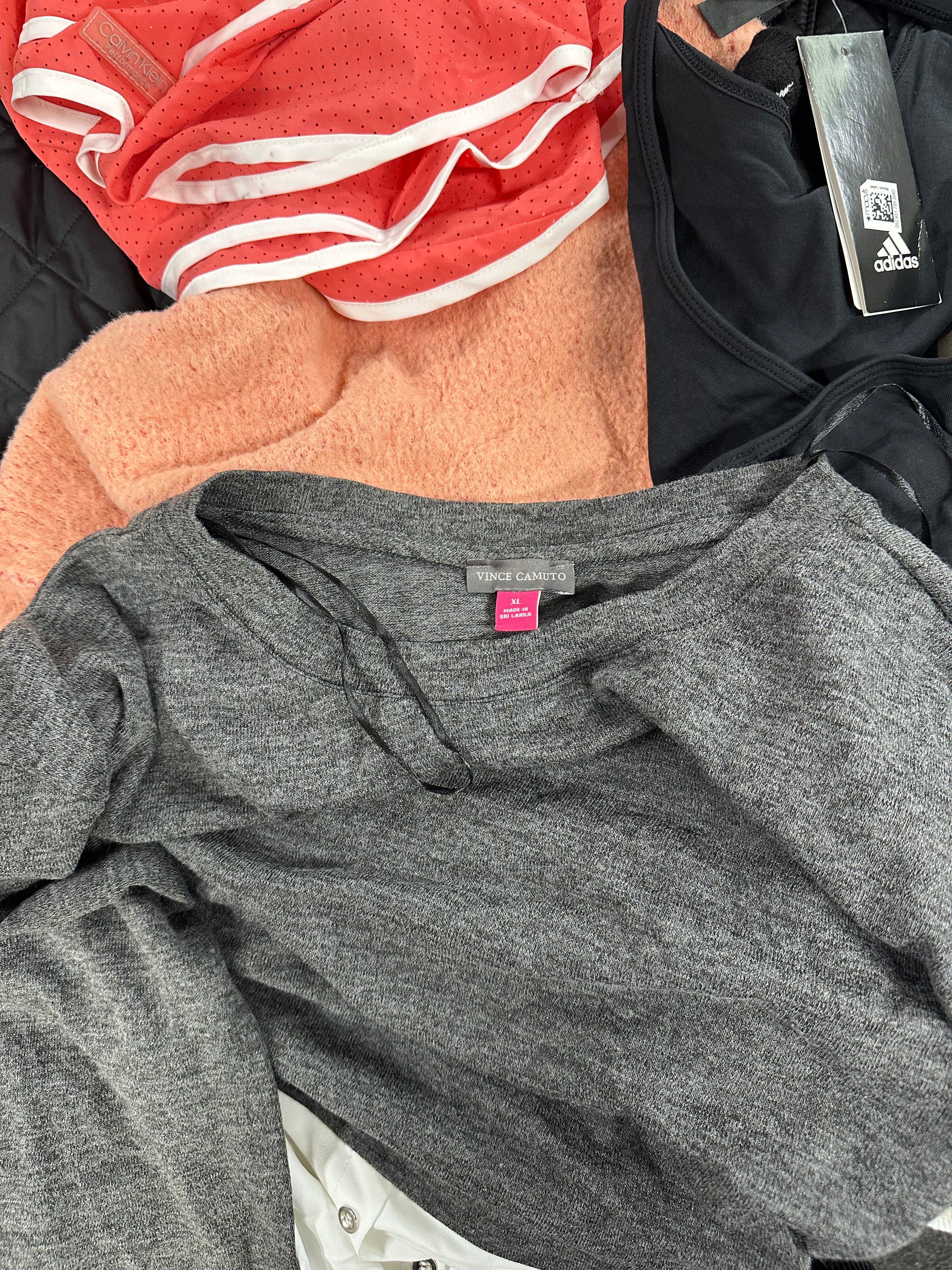 Women's Clothings Assorted, Wholesale Lot, POLO RALPH LAUREN, COLUMBIA, FREE PEOPLE, ADIDAS, VINCE CAMUTO,  CK PERFORMANCE, MICHAEL KORS and more, 9 items, CUSTOMER RETURNS