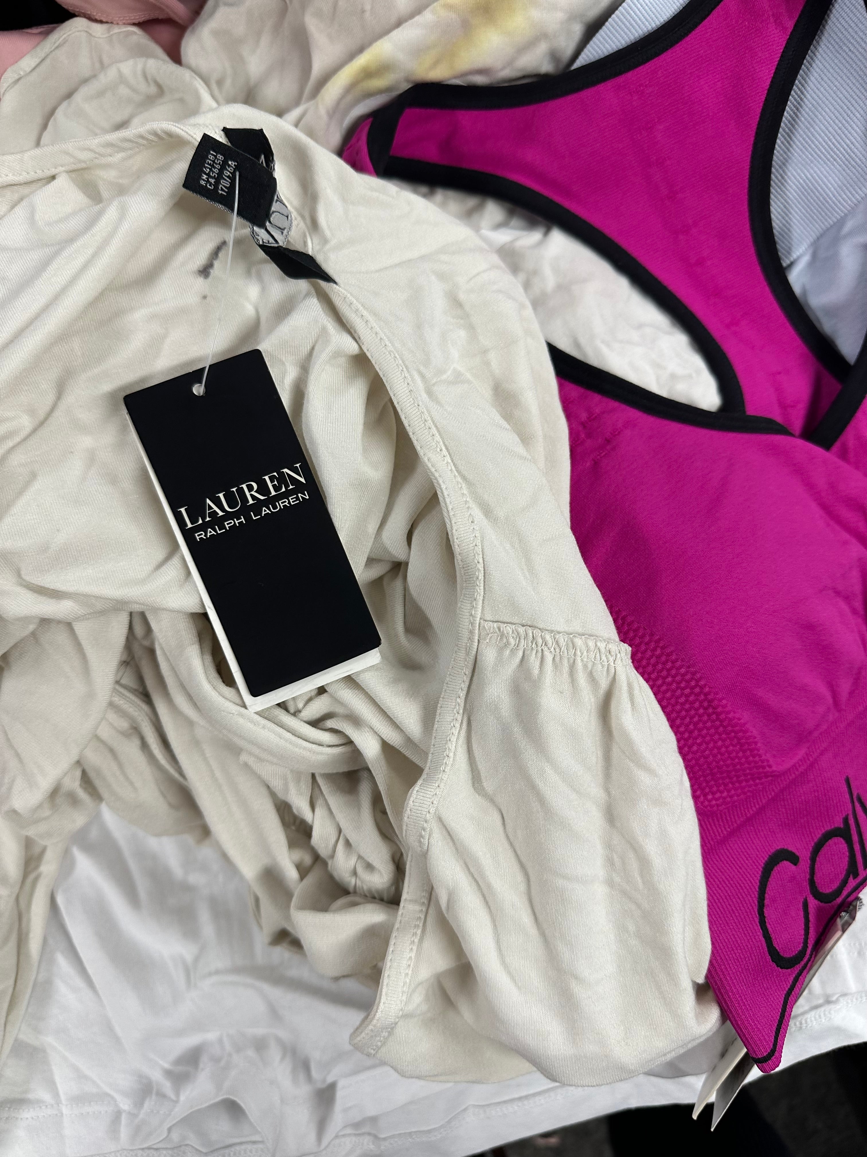 Women's Clothings Assorted, Wholesale Lot, NIKE, FREE PEOPLE, ADIDAS, DKNY and more, 15 items, CUSTOMER RETURNS