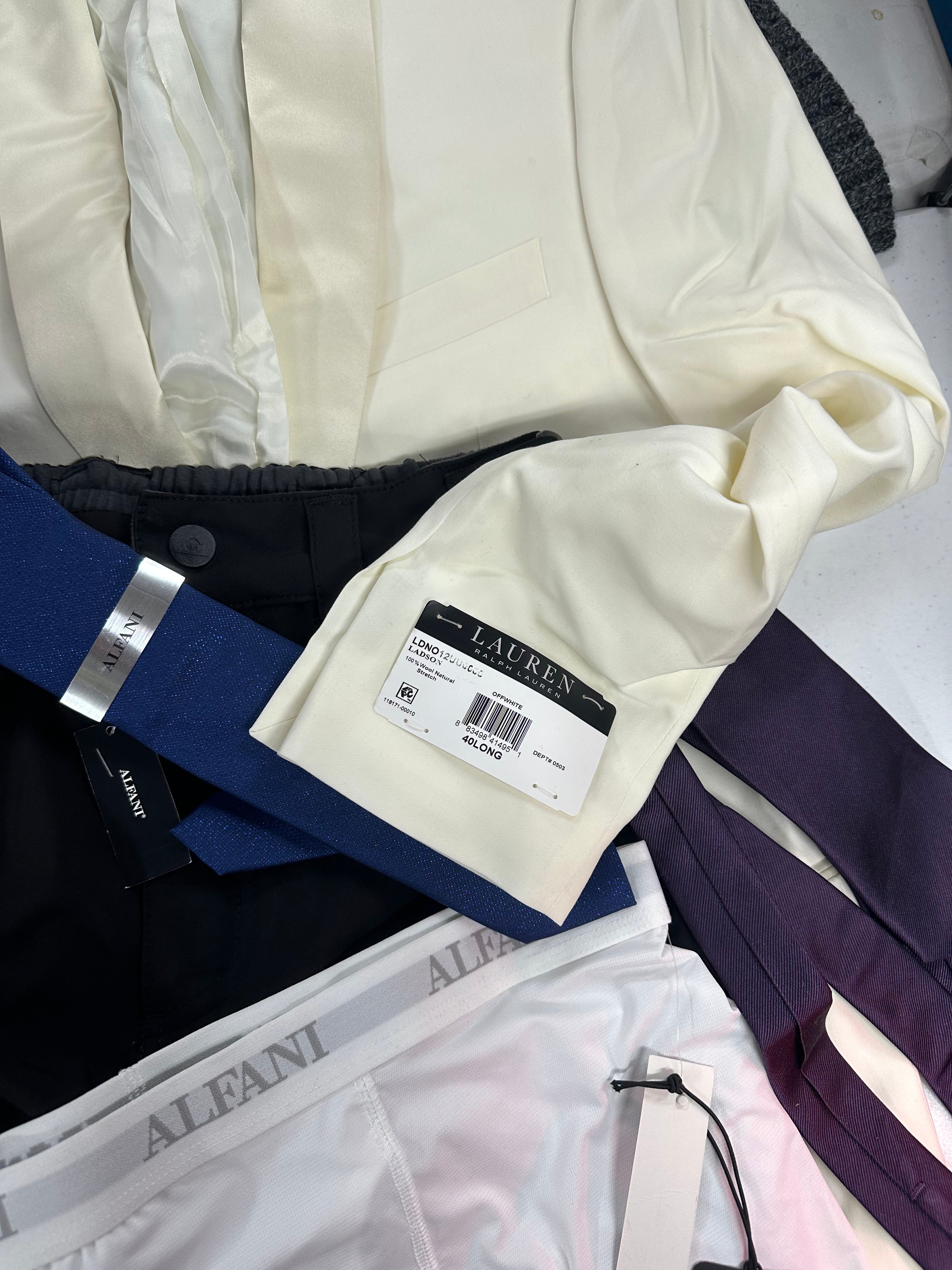 Men's Clothing Assorted Wholesale Lot, PUMA, RALPH LAUREN, ADIDAS, ALFANI, GERRY and more, 13 items, CUSTOMER RETURNS