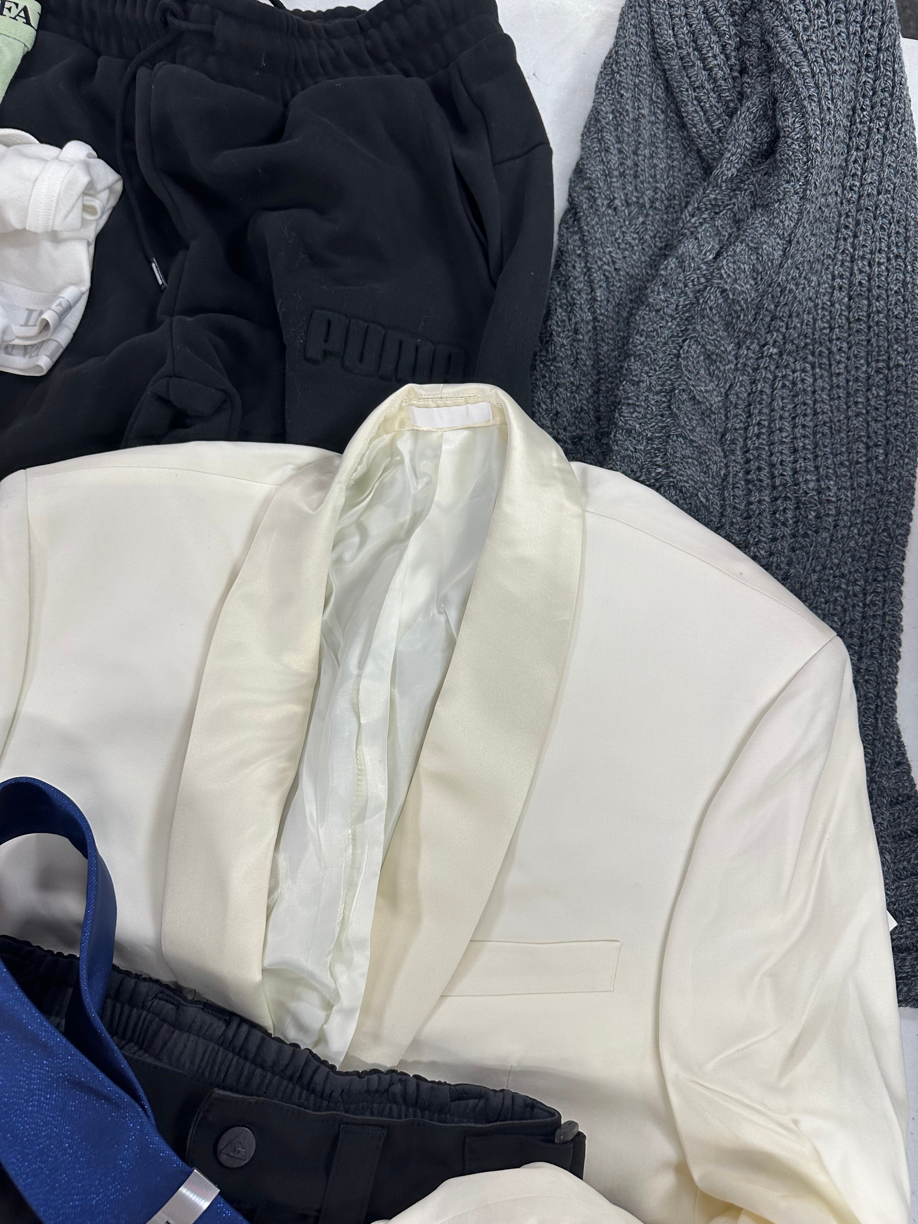 Men's Clothing Assorted Wholesale Lot, PUMA, RALPH LAUREN, ADIDAS, ALFANI, GERRY and more, 13 items, CUSTOMER RETURNS