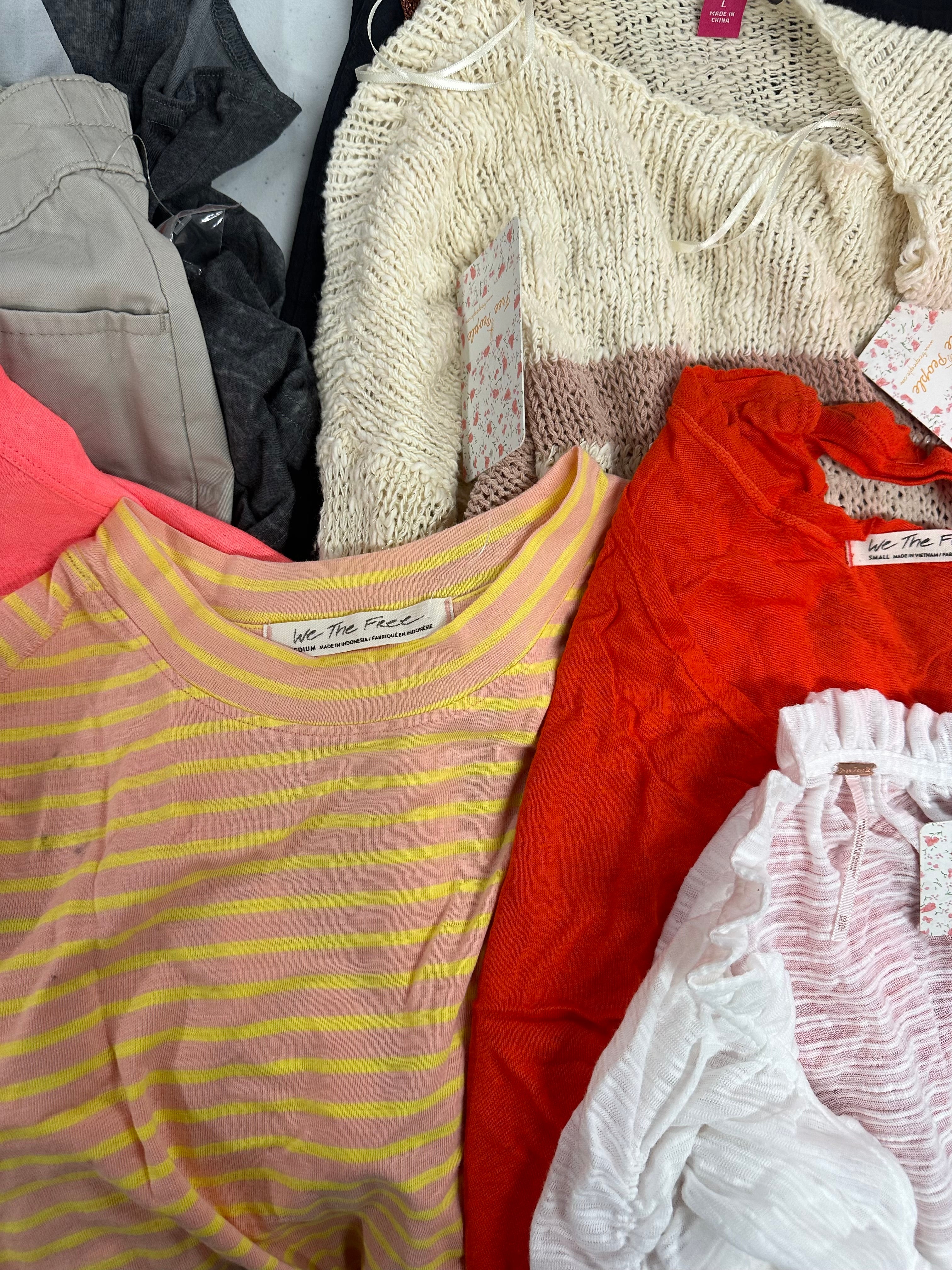 Women's Clothings Assorted Wholesale Lot, DKNY, RALPH LAUREN, ADIDAS , CALVIN KLEIN , KAREN SCOTT, FREE PEOPLE, VINCE CAMUTO and more, 16 items, CUSTOMER RETURNS