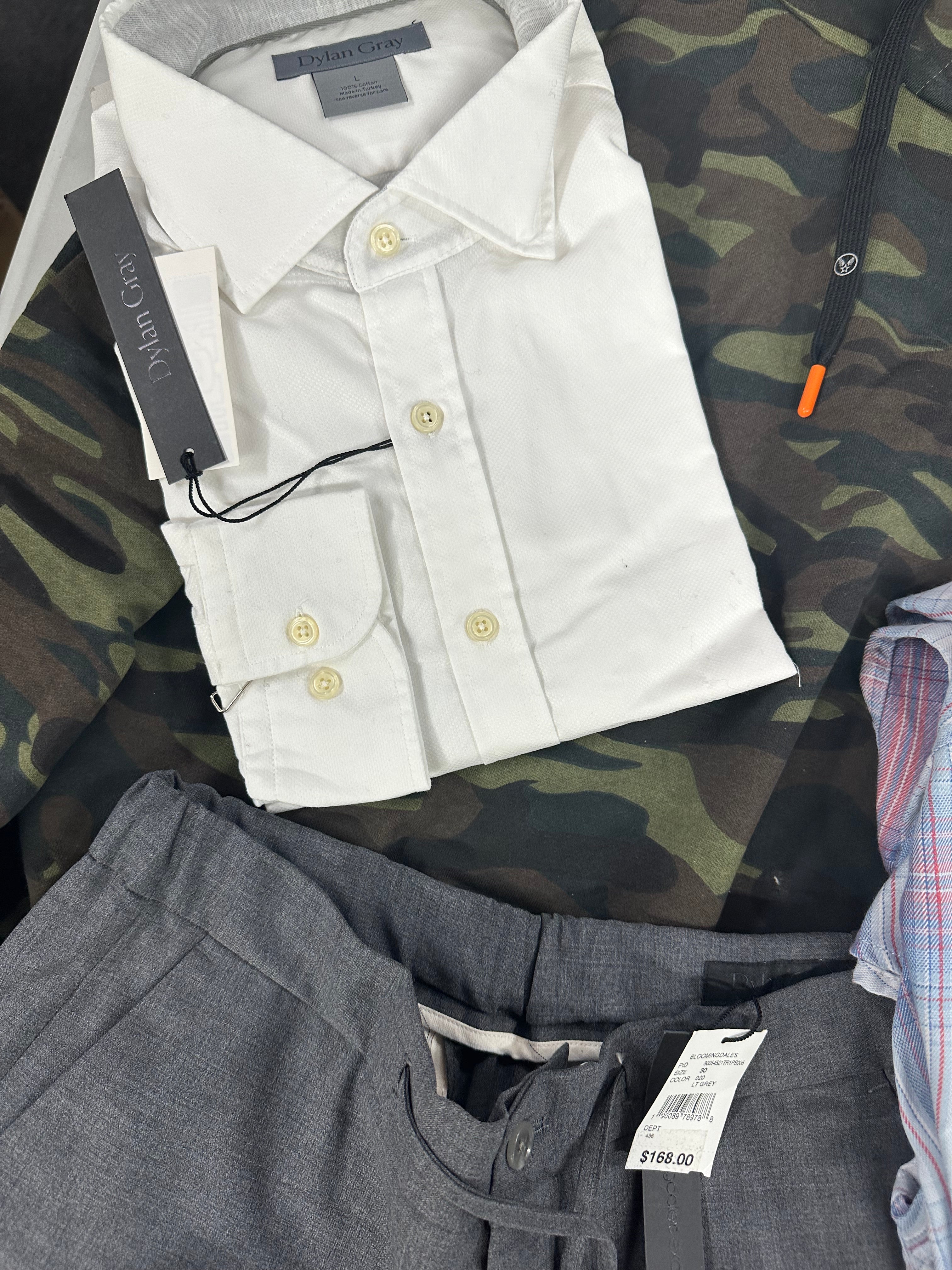 Men's Clothings Assorted Wholesale Lot, FILA, MICHAEL KORS, CALVIN KLEIN, DKNY, WEATHERPROOF and more, 11 items, CUSTOMER RETURNS