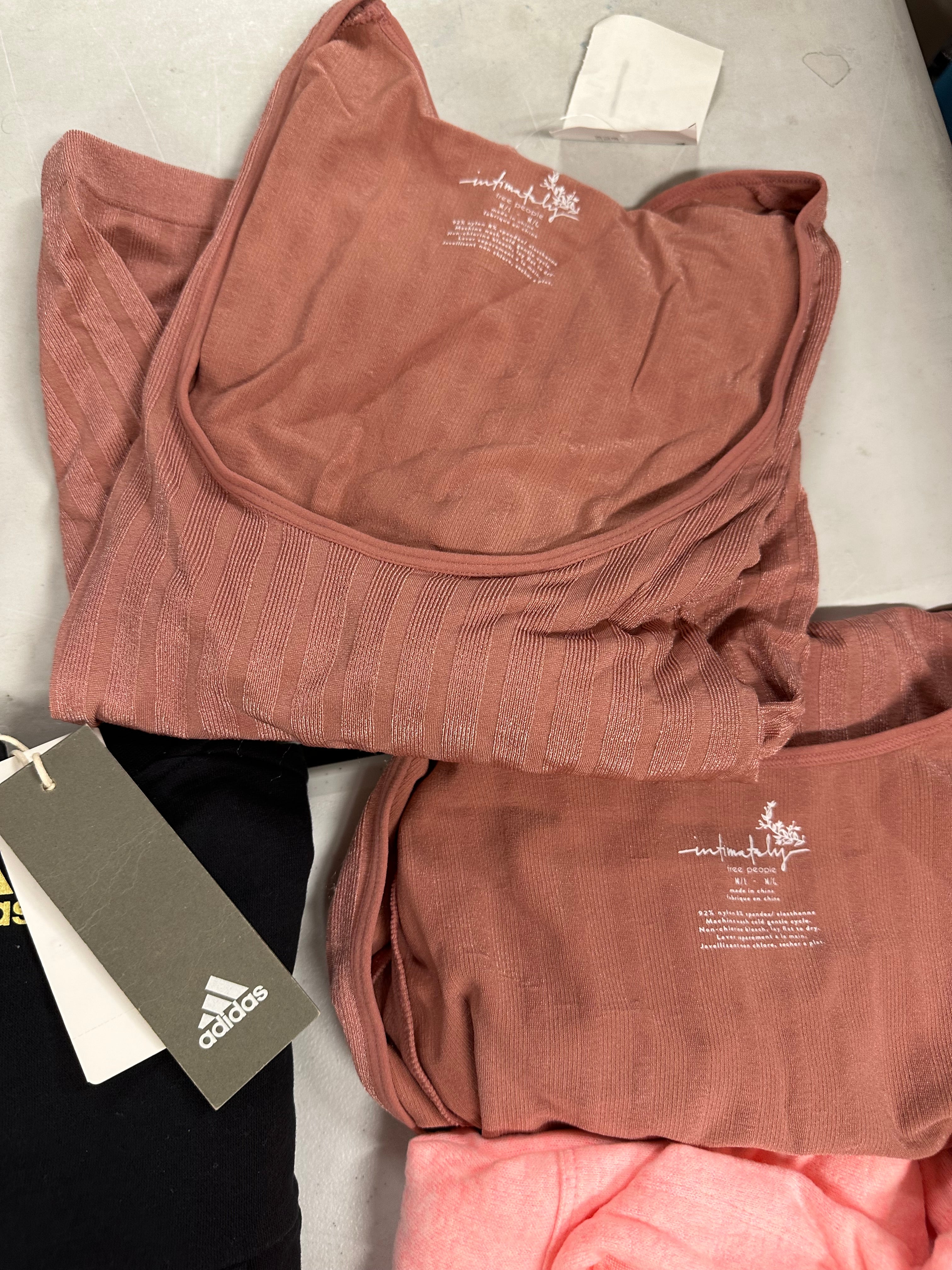 Women's Clothings Assorted Wholesale Lot, RALPH LAUREN, DKNY, FREE PEOPLE, ADIDAS, SANCTUAR and more, 14 items, CUSTOMER RETURNS