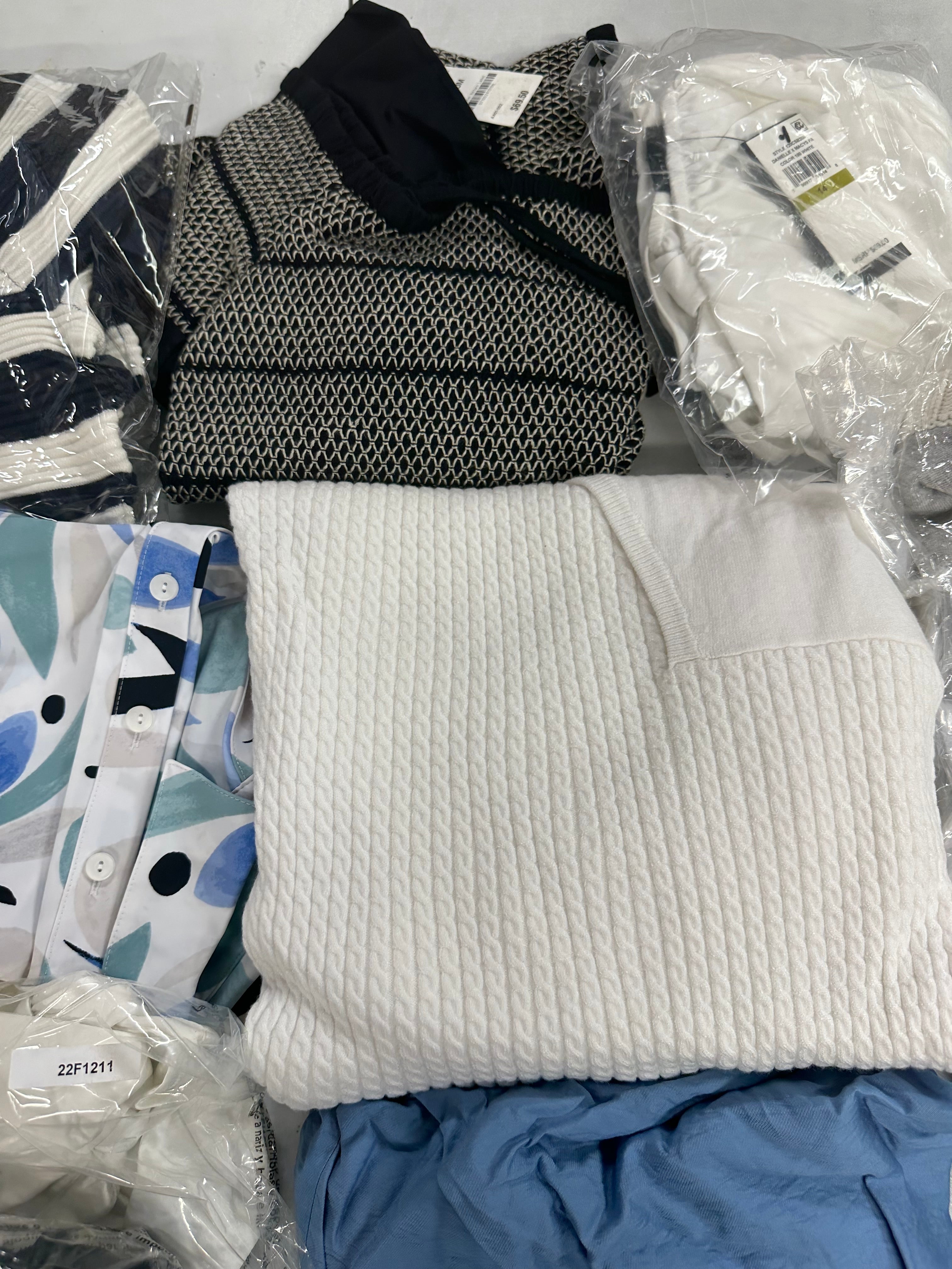 Women's Clothing Assorted Wholesale Lot, JOE'S JEANS, SPLENDID, DKNY, FREE PEOPLE, VINCE CAMUTO, CALVIN KLEIN and more, 18 items, CUSTOMER RETURNS