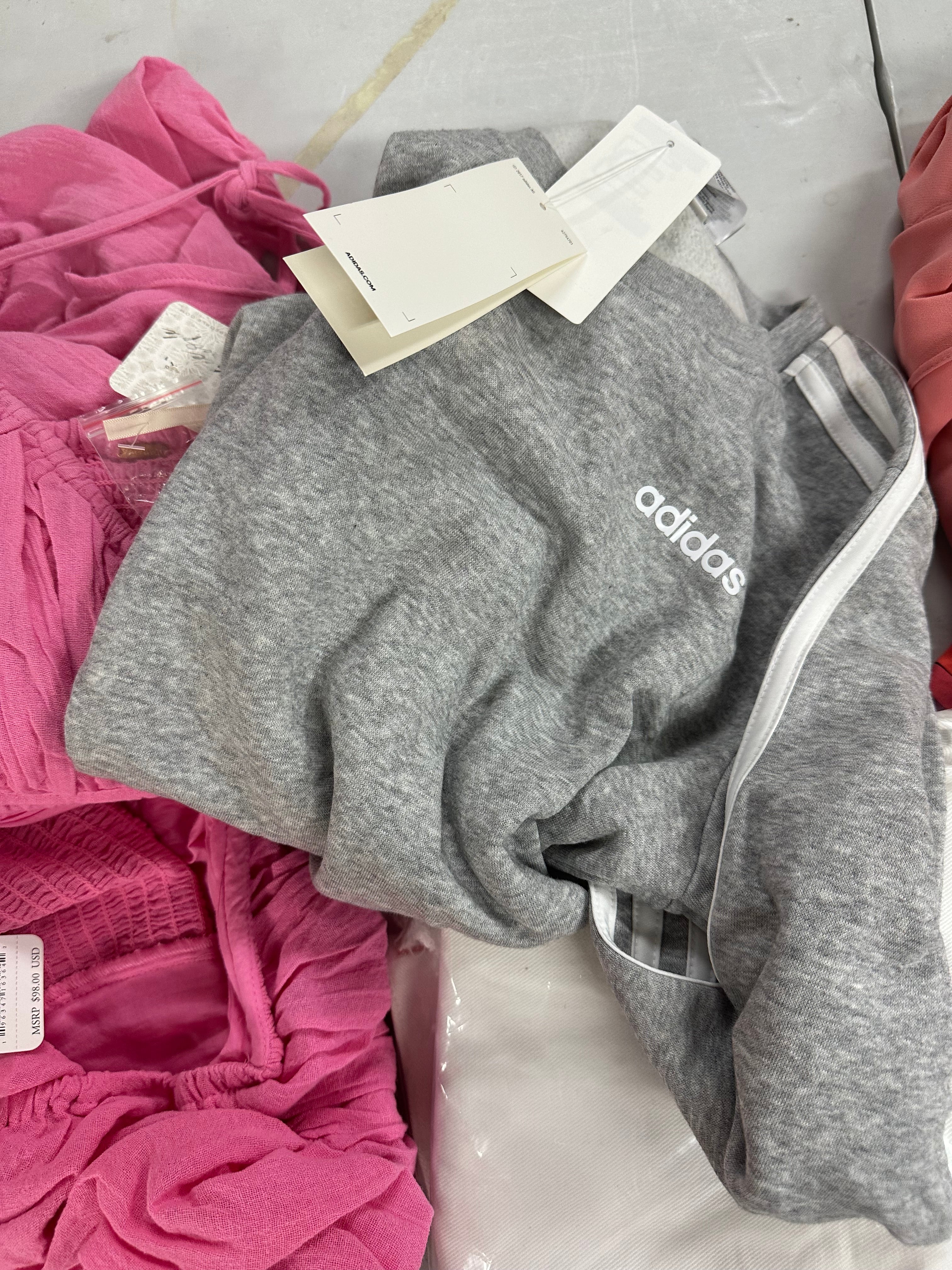 Women's Clothing Assorted Wholesale Lot, JOE'S JEANS, RALPH LAUREN, NIKE, FREE PEOPLE, AMERICAN APPAREL, ADIDAS and more, 15 items, CUSTOMER RETURNS