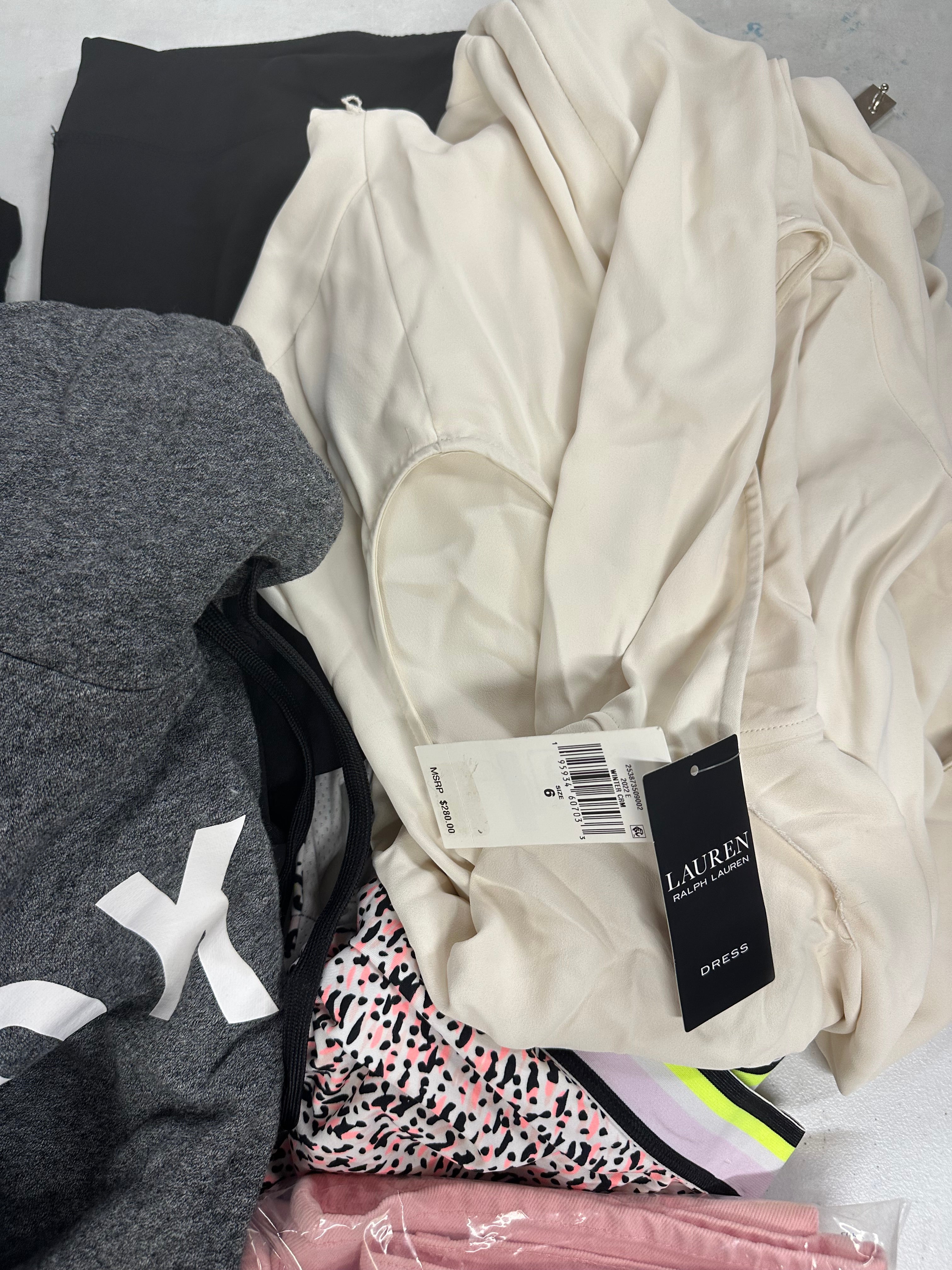Women's Clothing Assorted Wholesale Lot, HUDSON, DKNY, PUMA, LUCKY BRAND, MICHAEL KORS, SWIM SOLUTIONS and more, 12 items, CUSTOMER RETURNS