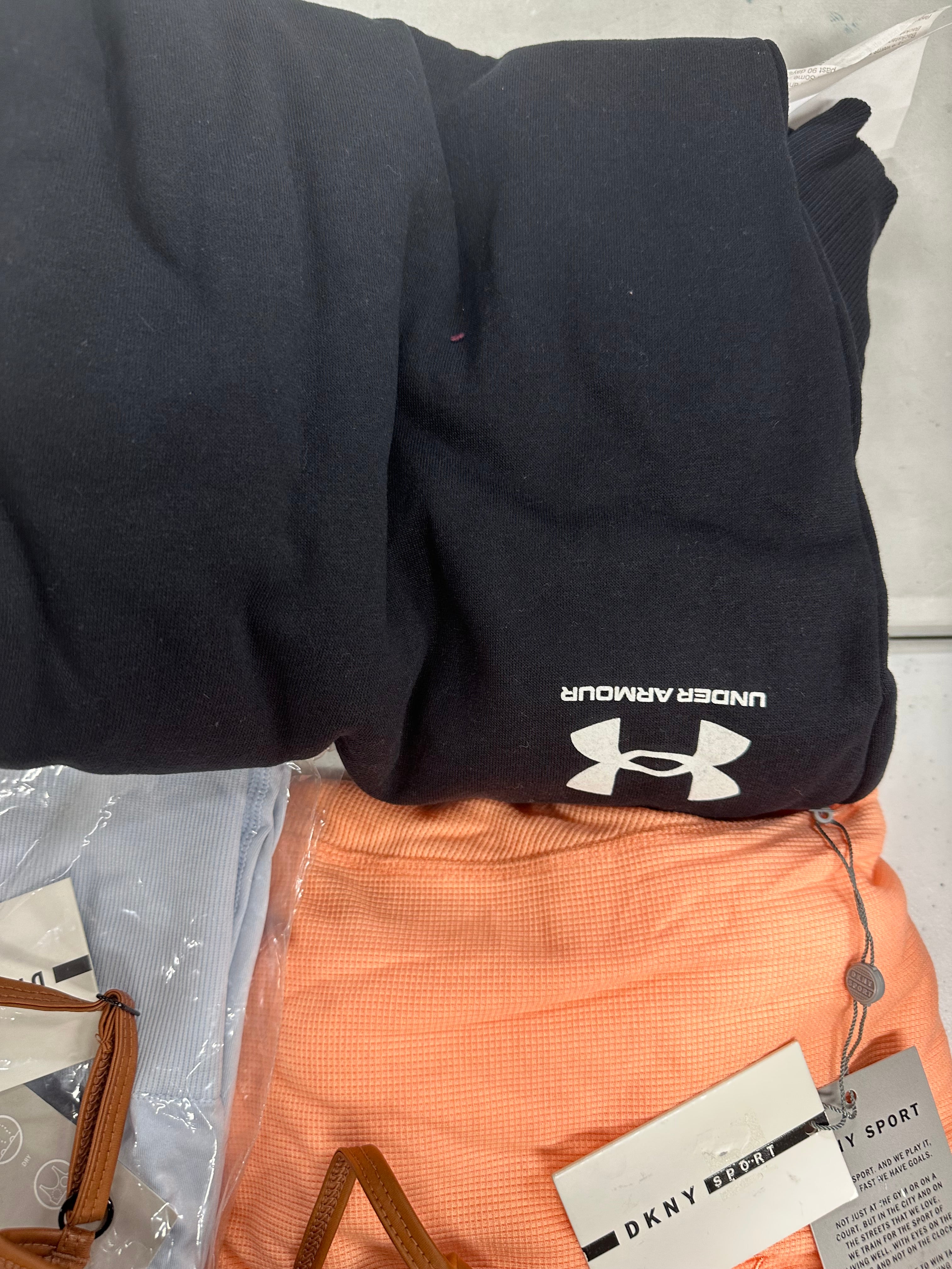 Women's Clothing Assorted Wholesale Lot, POLO RALPH LAUREN, DKNY, NIKE, FREE PEOPLE, ADIDAS, and more, 14 items, CUSTOMER RETURNS