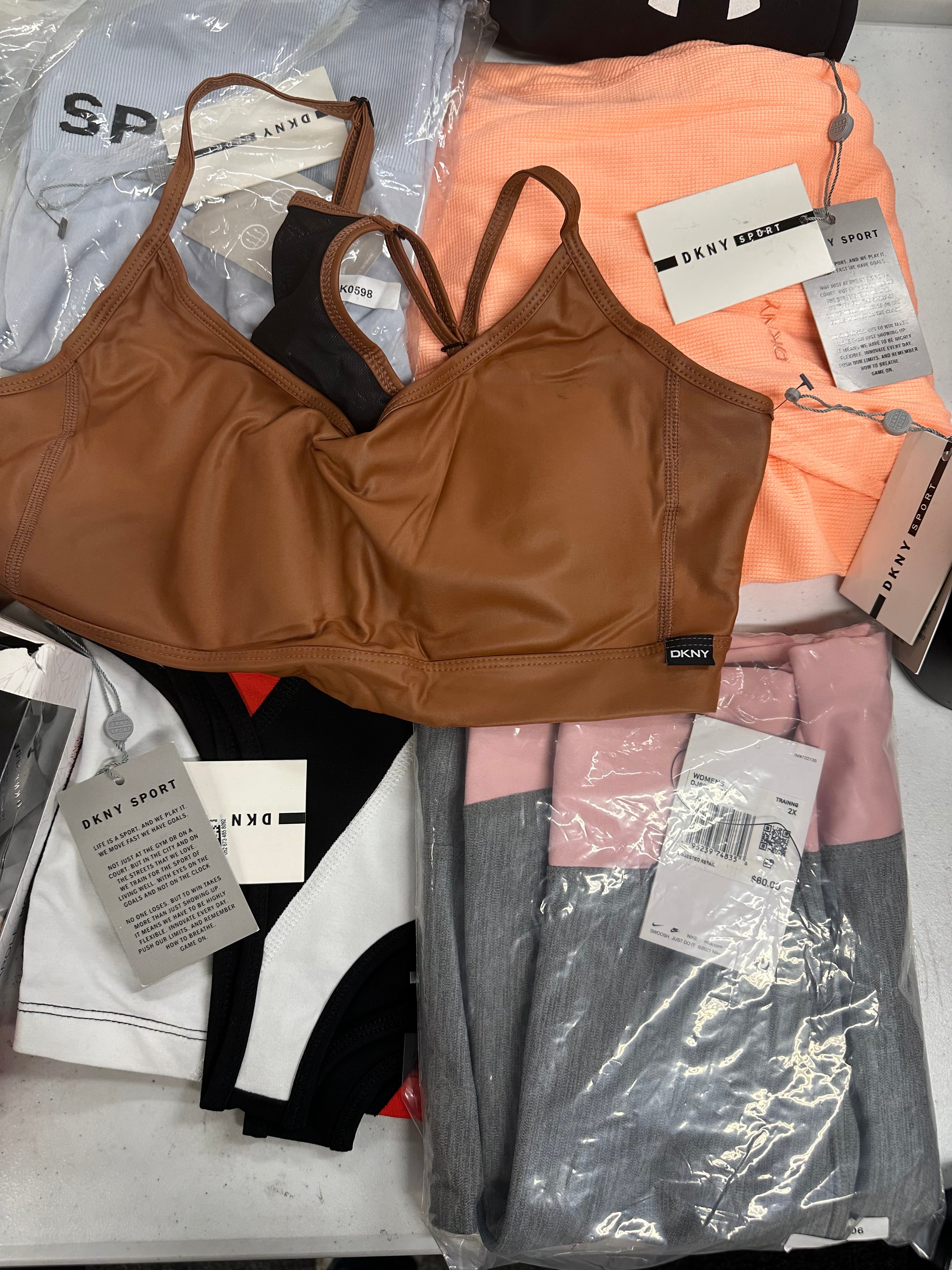 Women's Clothing Assorted Wholesale Lot, POLO RALPH LAUREN, DKNY, NIKE, FREE PEOPLE, ADIDAS, and more, 14 items, CUSTOMER RETURNS