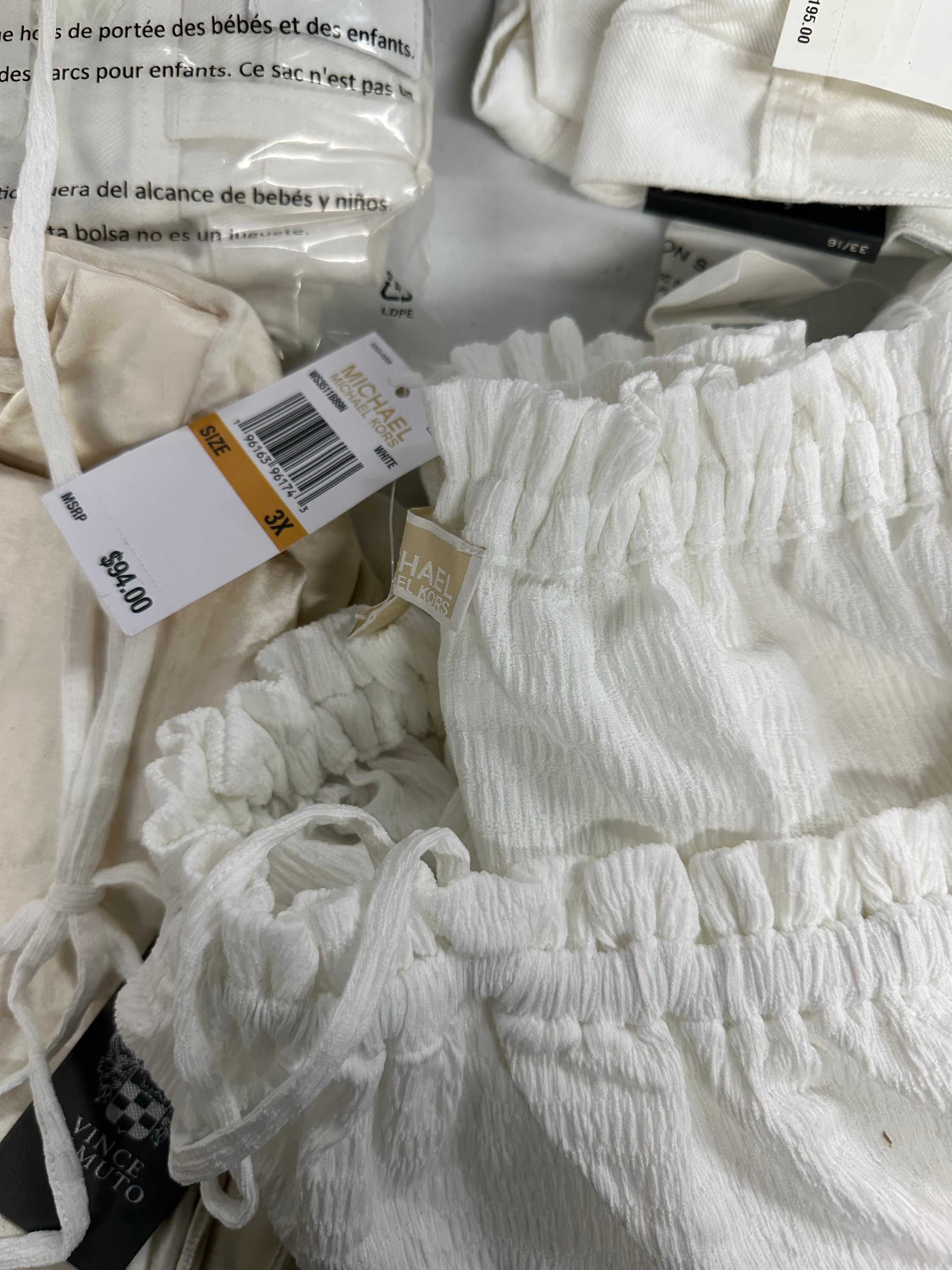 Women's Clothings Assorted Wholesale Lot, LAUREN RALPH LAUREN, LUCKY BRAND, MICHAEL KORS, DKNY, VINCE CAMUTO, BIRCH OUTFITTERS and more, 14 items, CUSTOMER RETURNS