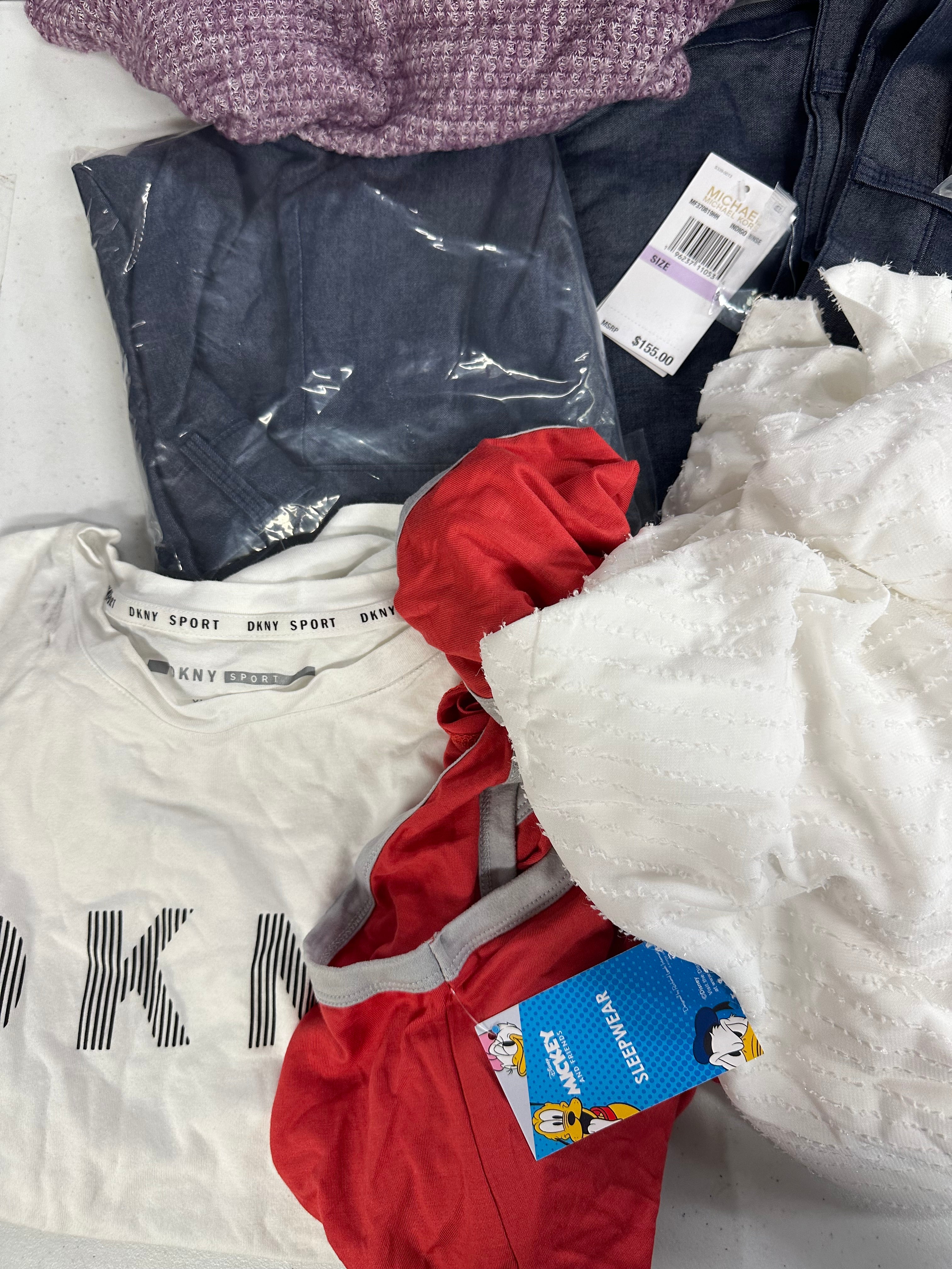 Women's Clothings Assorted Wholesale Lot, LAUREN RALPH LAUREN, LUCKY BRAND, MICHAEL KORS, DKNY, VINCE CAMUTO, BIRCH OUTFITTERS and more, 14 items, CUSTOMER RETURNS
