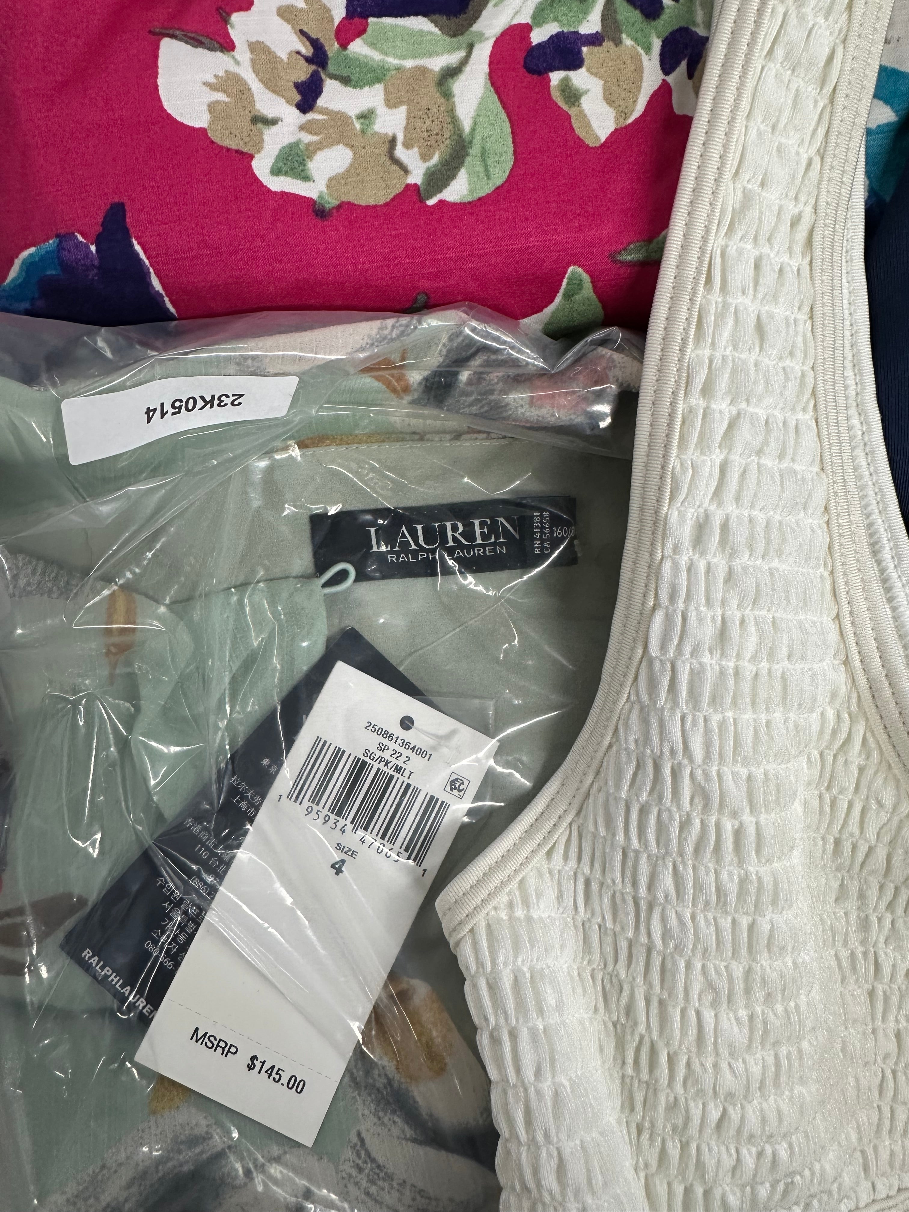 Women's Clothing Assorted Wholesale Lot, LAUREN RALPH LAUREN, MICHAEL KORS , CALVIN KLEIN, NIKE, FREE PEOPLE and more, 11 items, CUSTOMER RETURNS