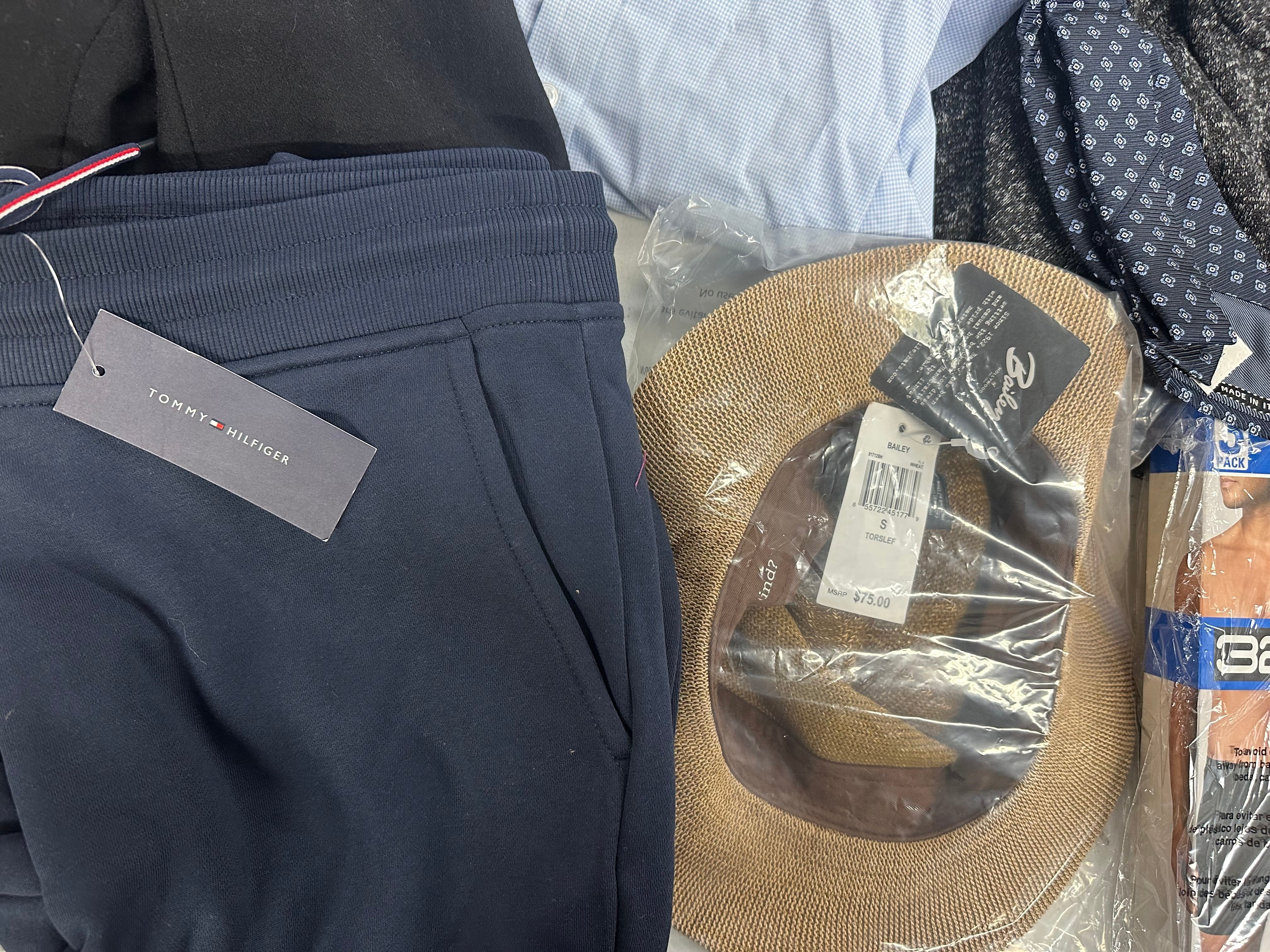 Men's Clothings Assorted Wholesale Lot, TURNBULL & ASSER, THEORY, TED BAKER, ERMENEGILDO, NAUTICA, EDDIE BAUER and more, 14 items, CUSTOMER RETURNS