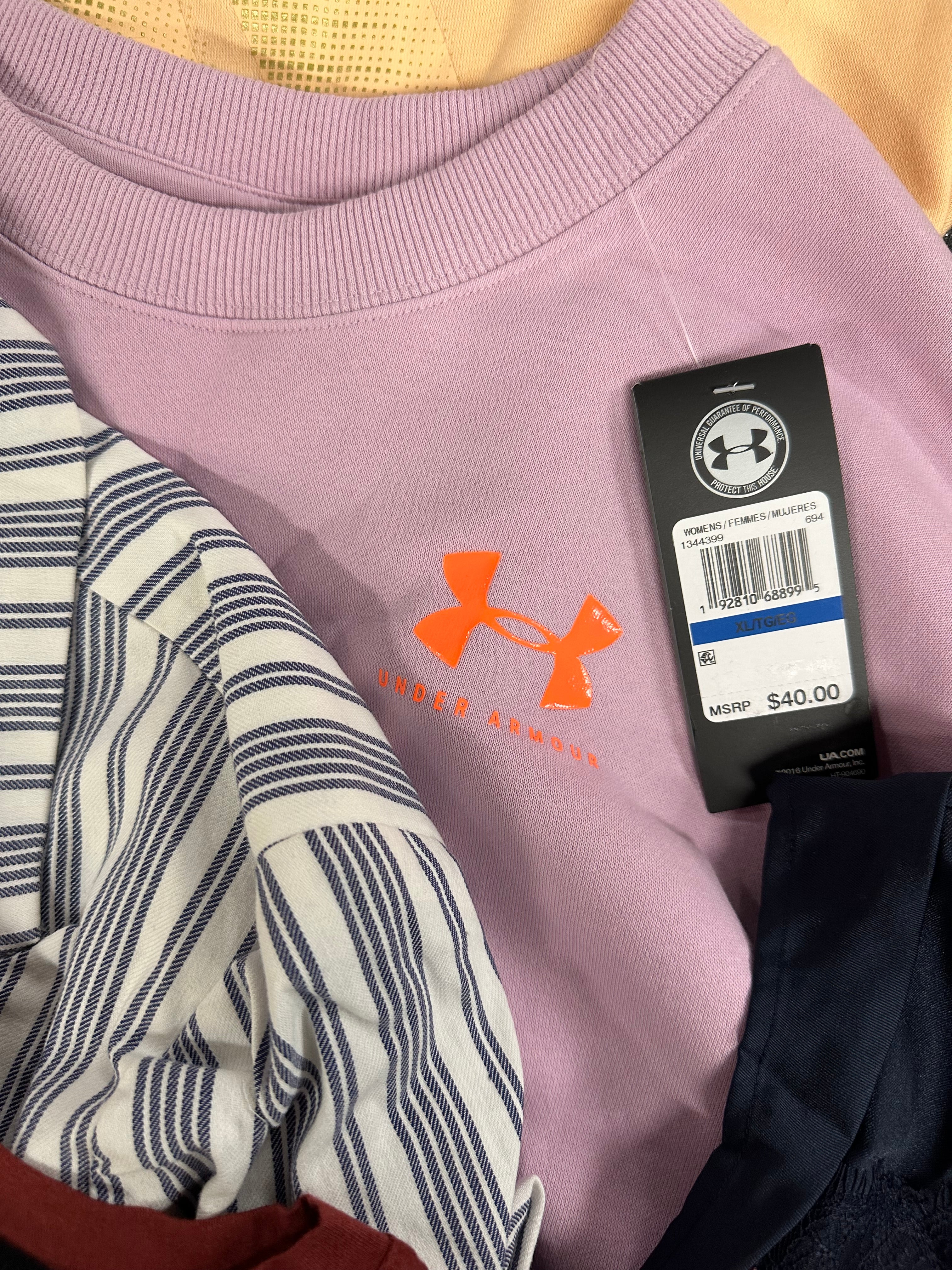 Women's Clothing Tops Wholesale Lot, TOMMY HILFIGER, ADIDAS, UNDER ARMOUR, KENDALL + KYLIE. 1 STATE and more, 15 items, Shelf Pulls, MSRP $970