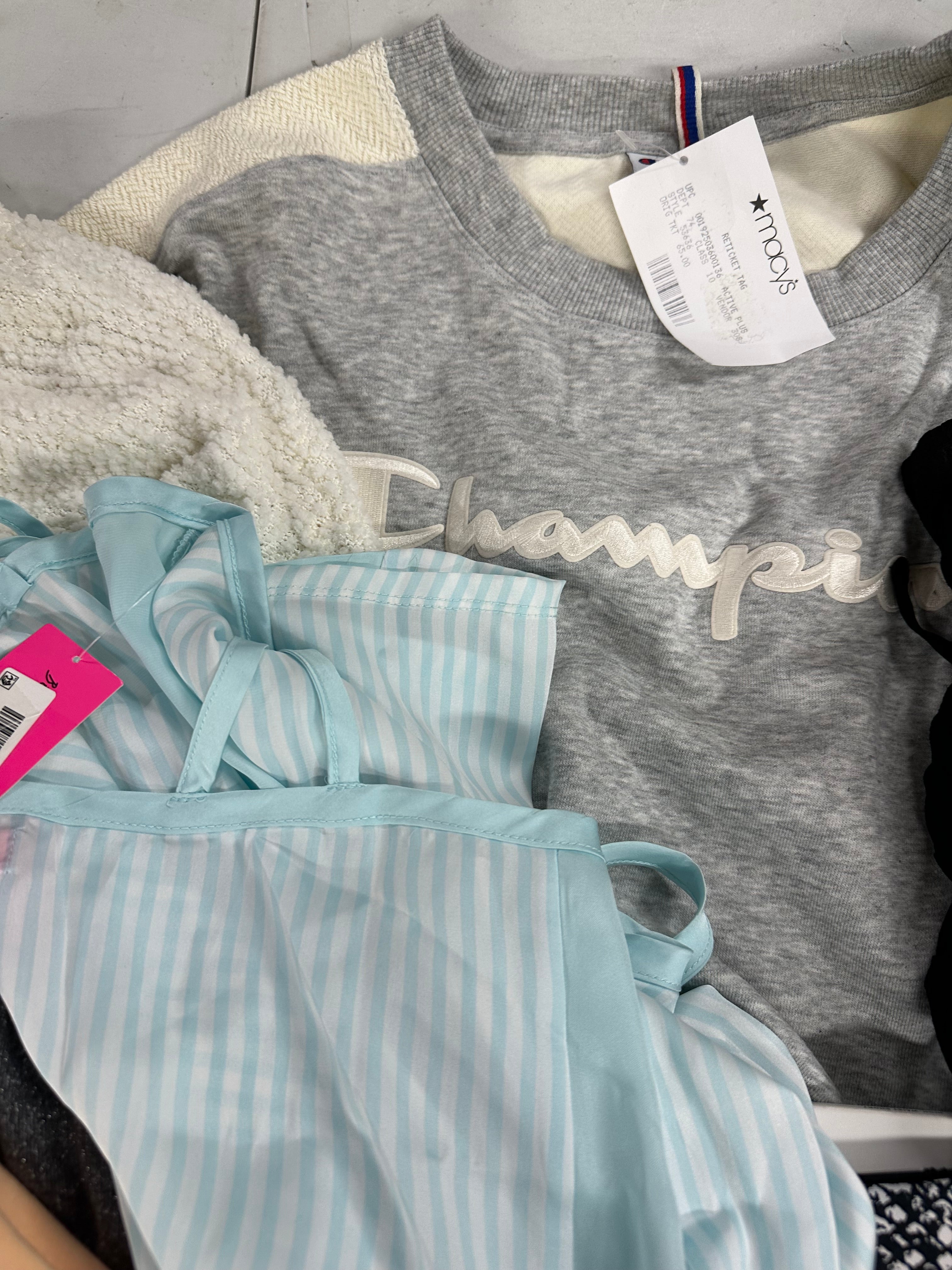 Women's Clothing Tops Wholesale Lot, TOMMY HILFIGER, ADIDAS, UNDER ARMOUR, KENDALL + KYLIE. 1 STATE and more, 15 items, Shelf Pulls, MSRP $970
