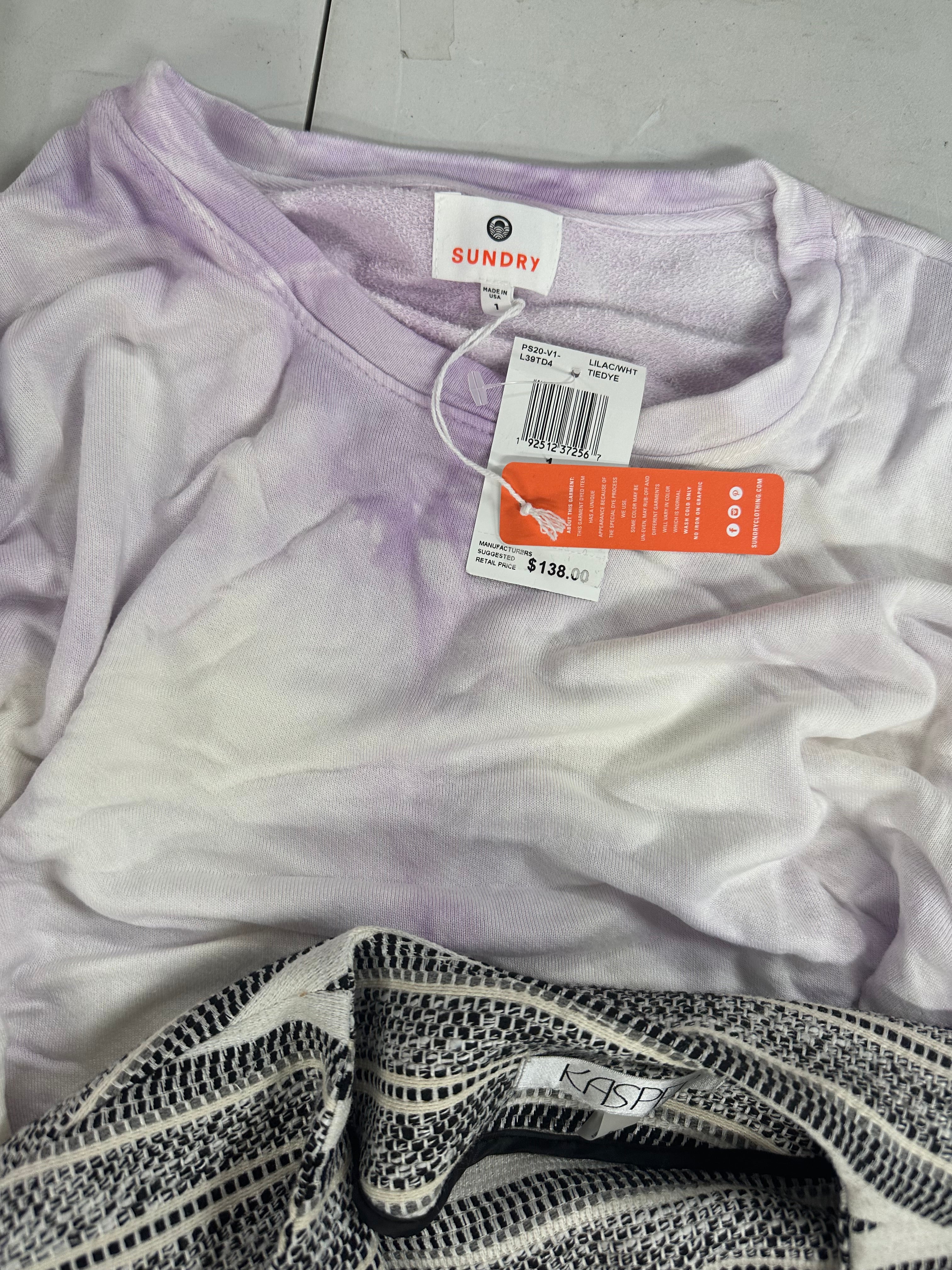 Women's Clothing Assorted Wholesale Lot, JOE'S, SUNDRY, FREE PEOPLE, WARNERS, HANES, CALVIN KLEIN and more, 11 items, Shelf Pulls, MSRP $1,145