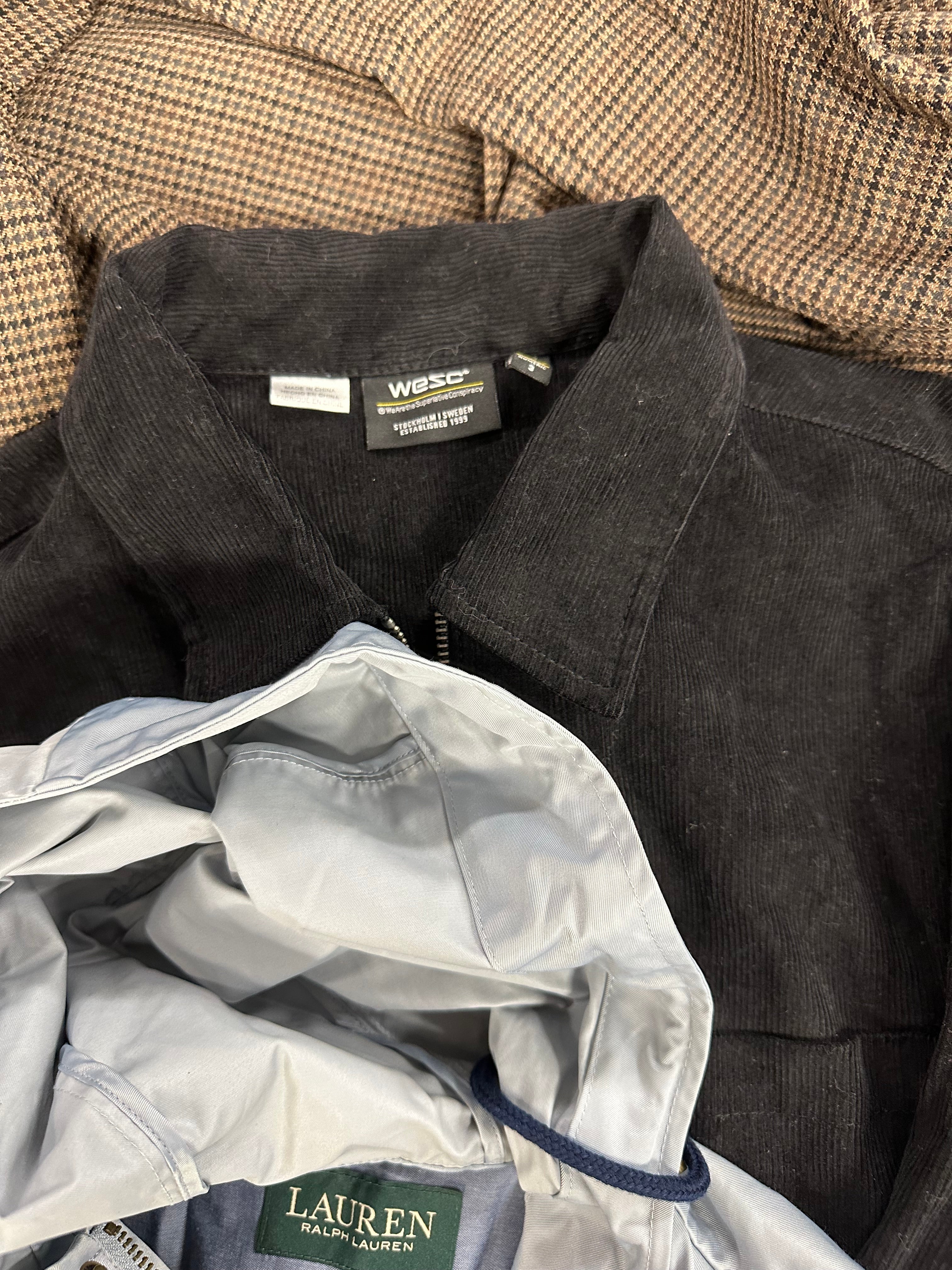 Men's Clothing Assorted Wholesale Lot, RALPH LAUREN, WESC, STEVE MADDEN, INC and more, 7 items, Shelf Pulls, MSRP $1,284