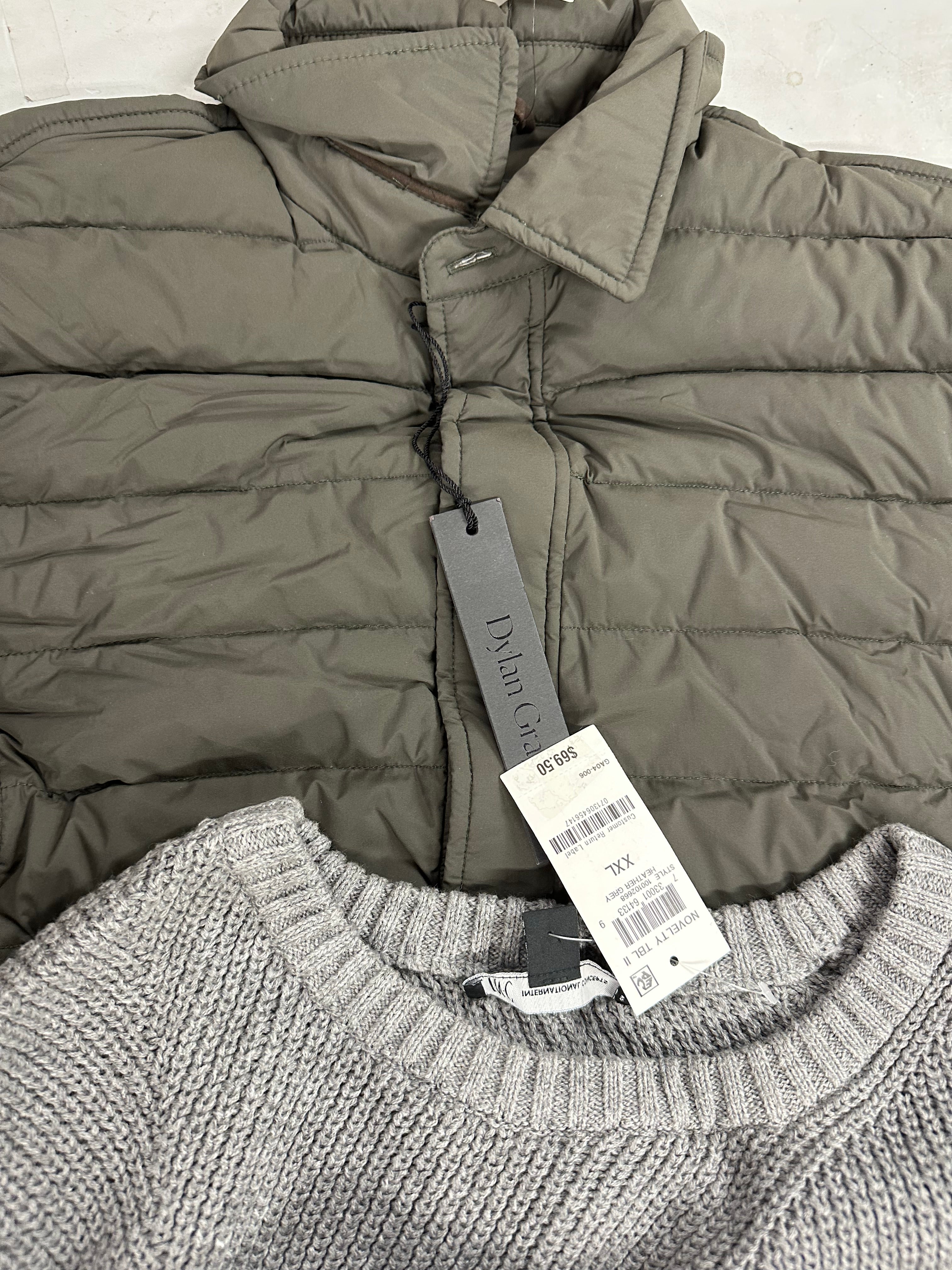 Men's Clothing Assorted Wholesale Lot, RALPH LAUREN, WESC, STEVE MADDEN, INC and more, 7 items, Shelf Pulls, MSRP $1,284